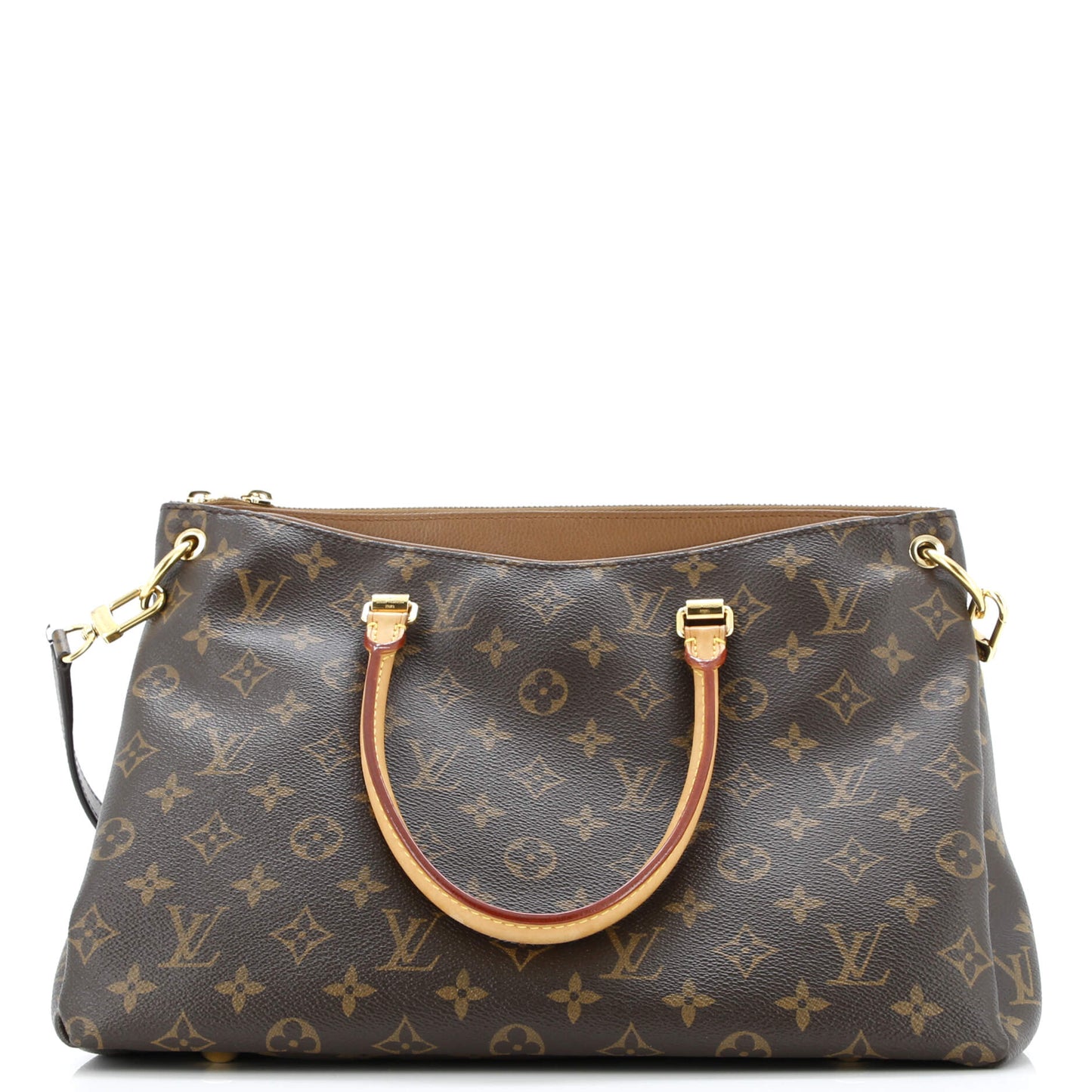 Pallas Tote Monogram Canvas with Leather