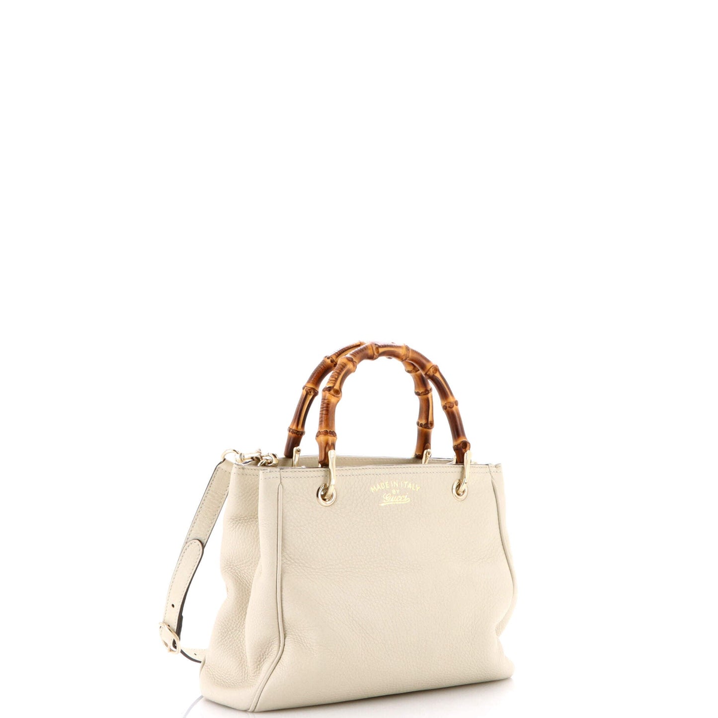 Bamboo Shopper Tote Leather Small