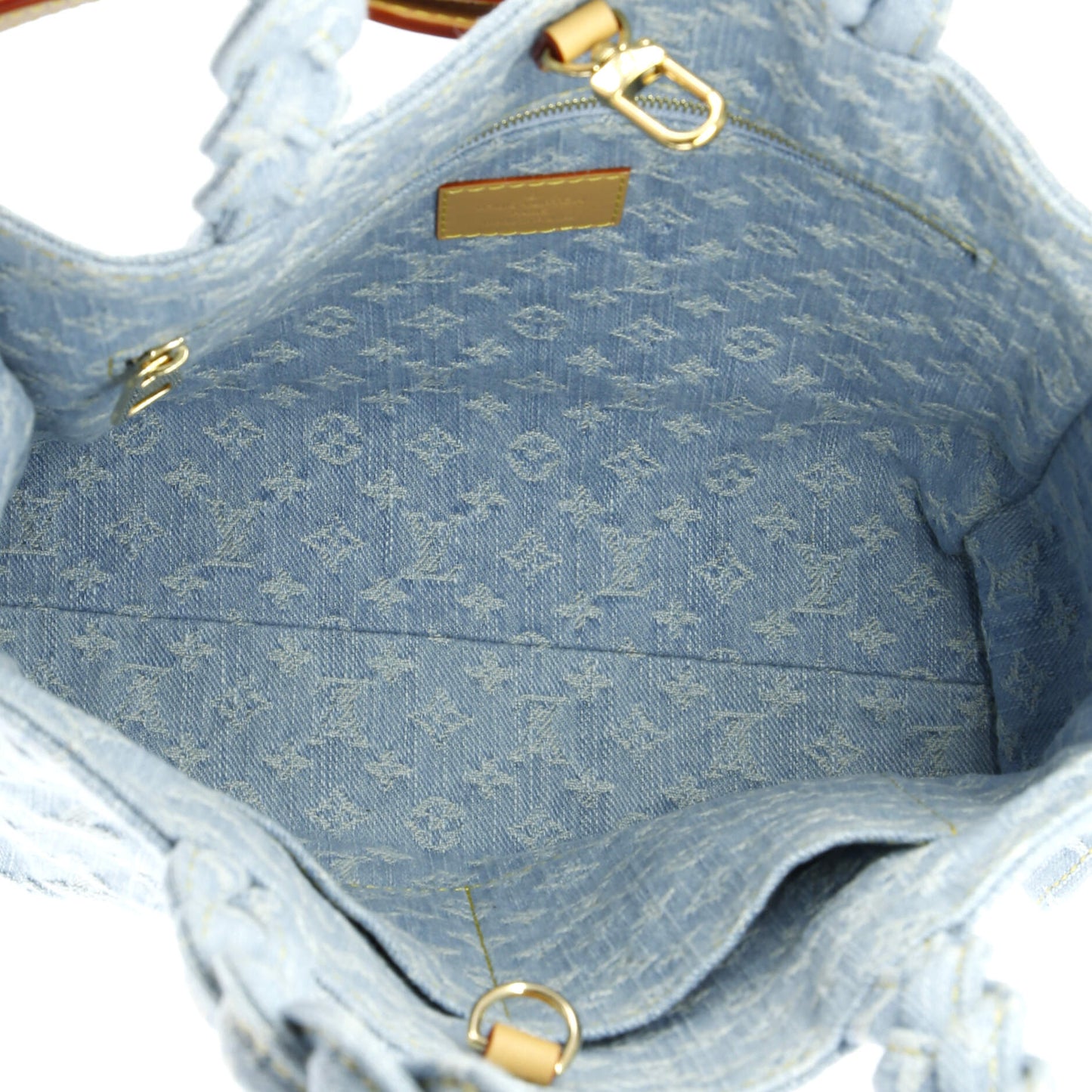 Let Go Tote Monogram Denim PM