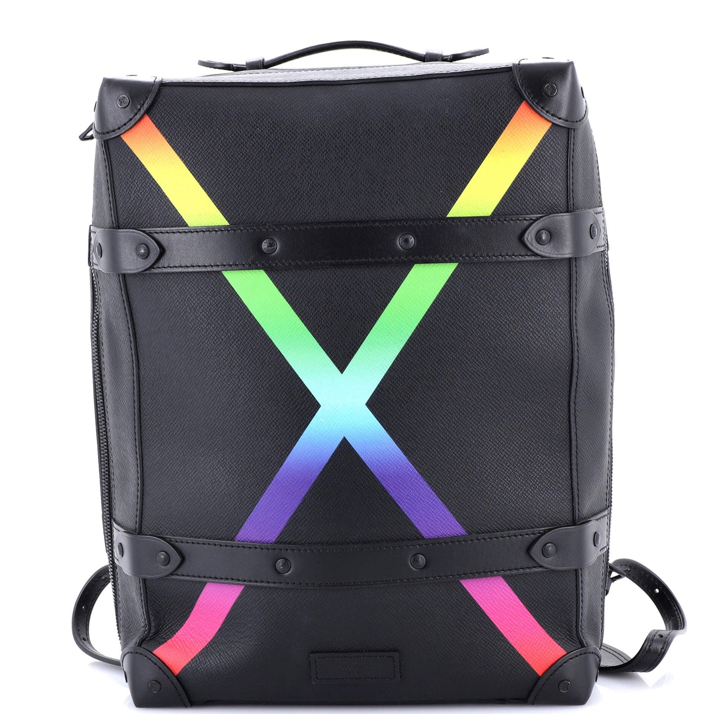 Soft Trunk Backpack Rainbow Taiga Leather PM