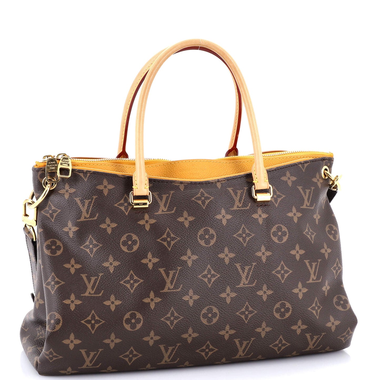 Pallas Tote Monogram Canvas with Leather