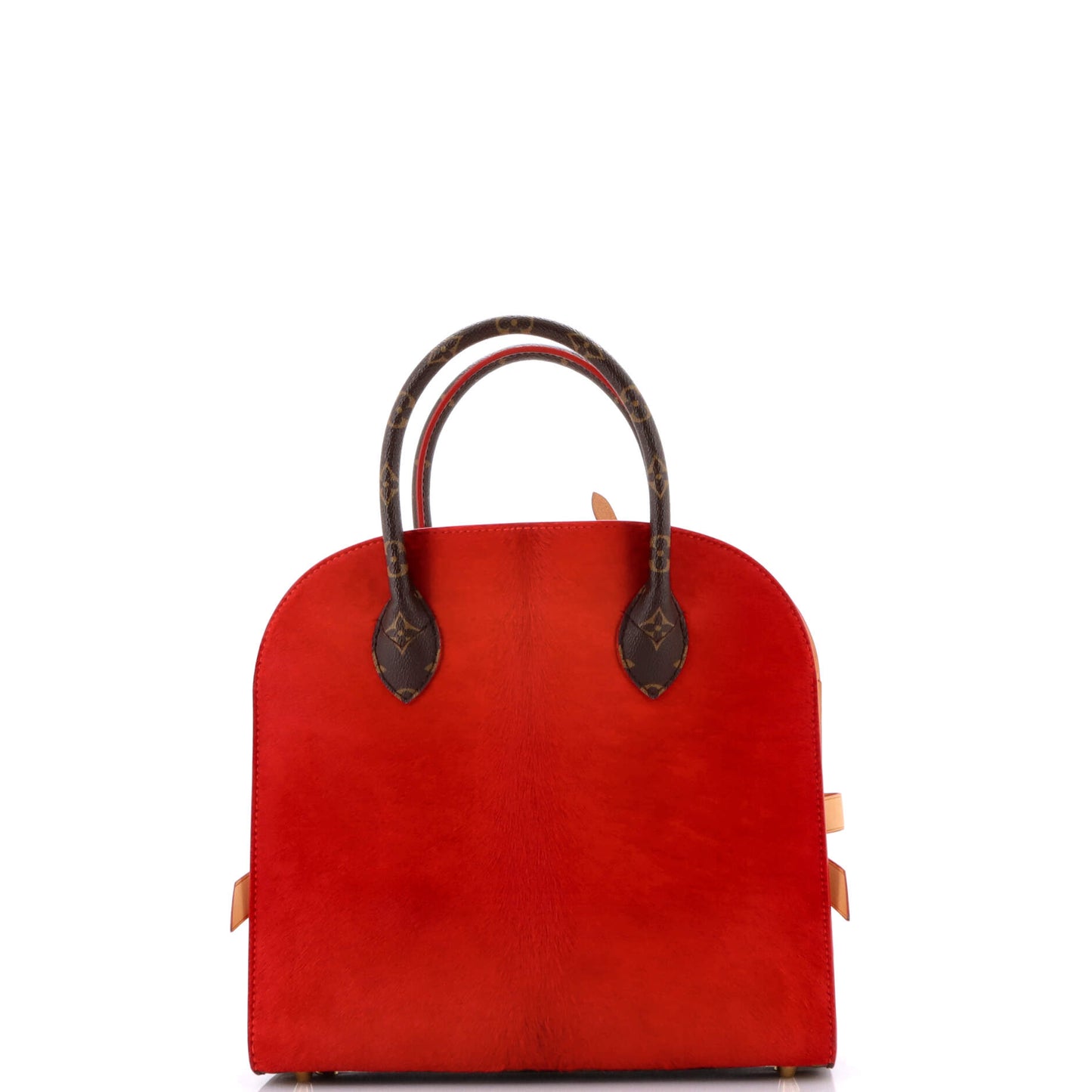x Christian Louboutin Shopping Bag Calf Hair and Monogram Canvas