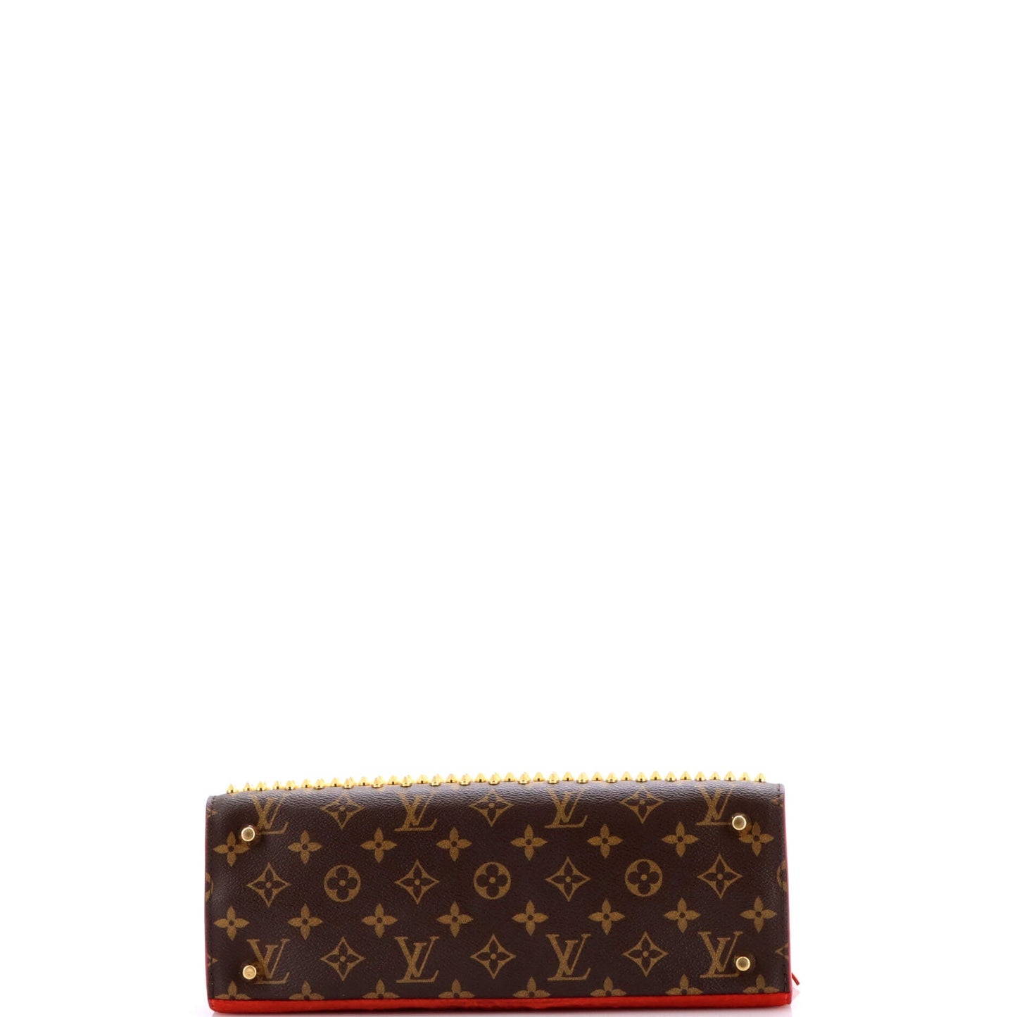 x Christian Louboutin Shopping Bag Calf Hair and Monogram Canvas