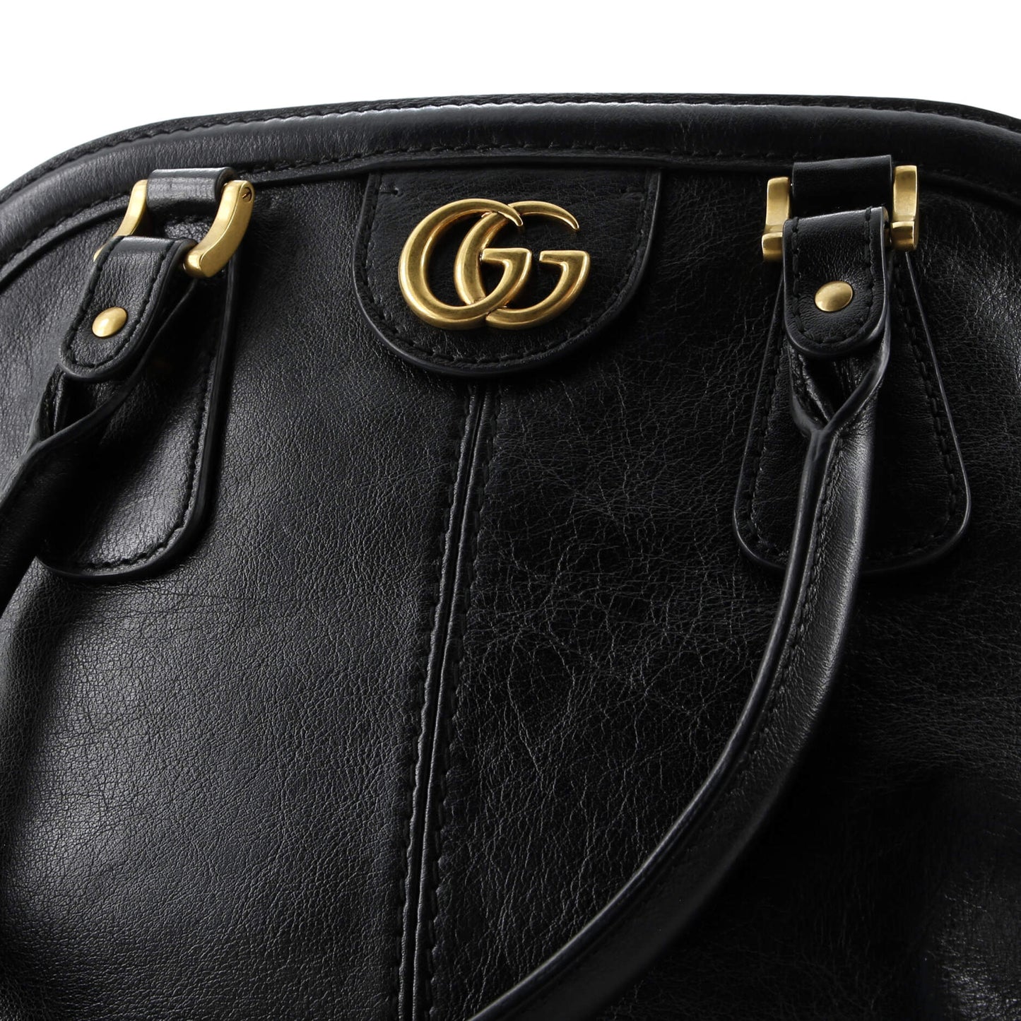 RE(BELLE) Top Handle Bag Leather Large