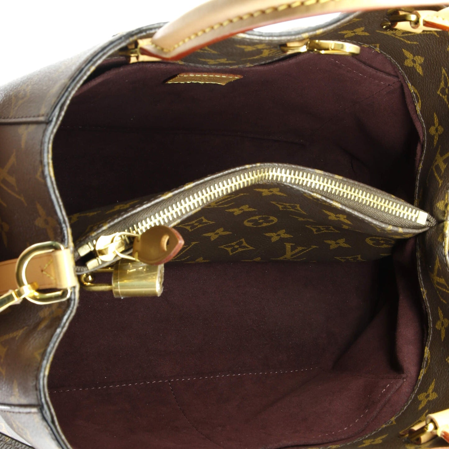 Montaigne Handbag Monogram Canvas MM