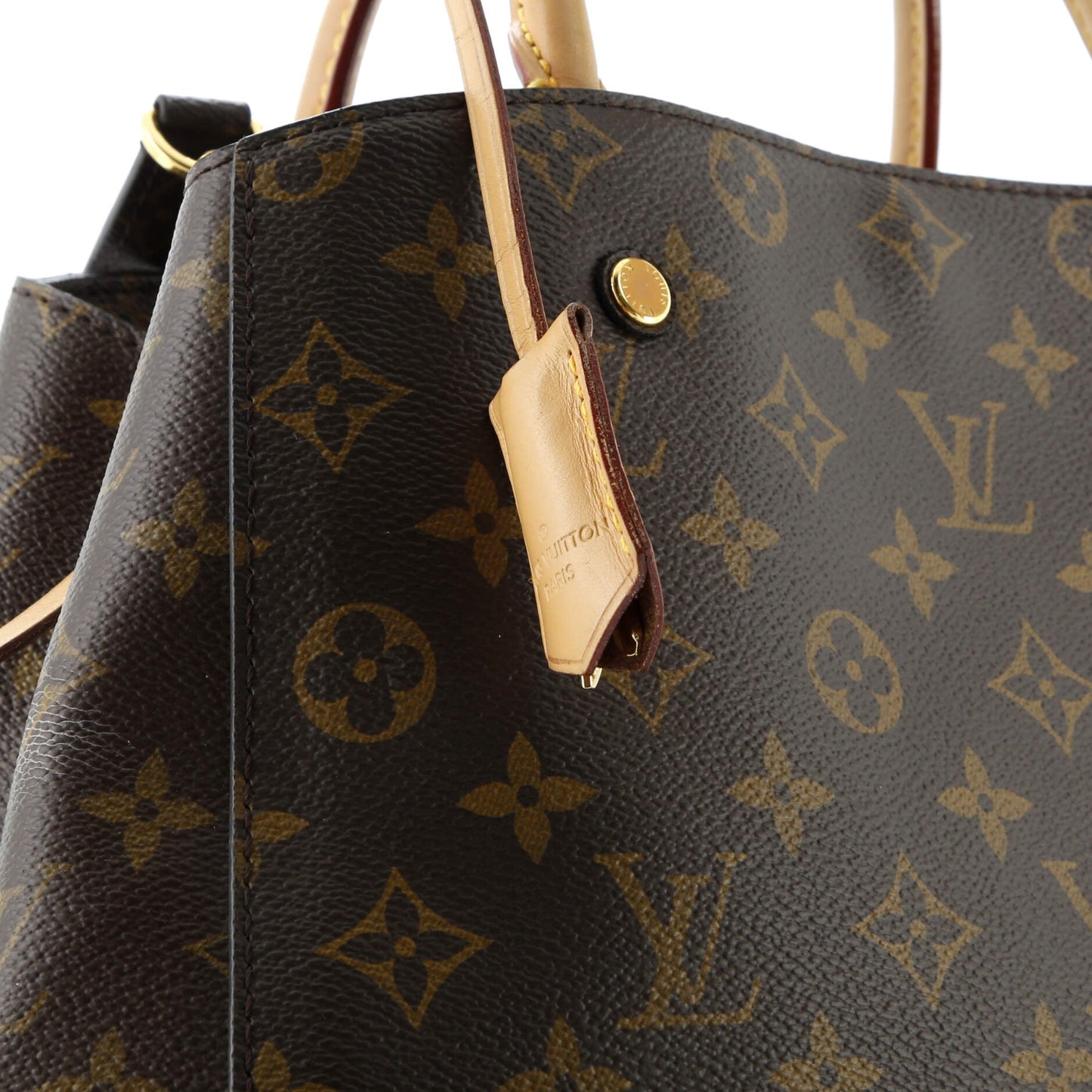 Montaigne Handbag Monogram Canvas MM