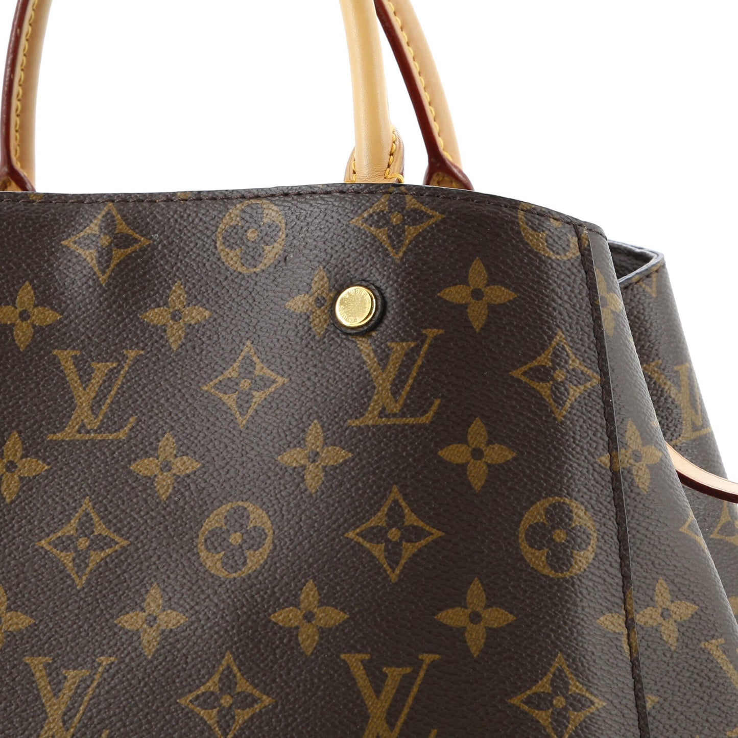 Montaigne Handbag Monogram Canvas MM