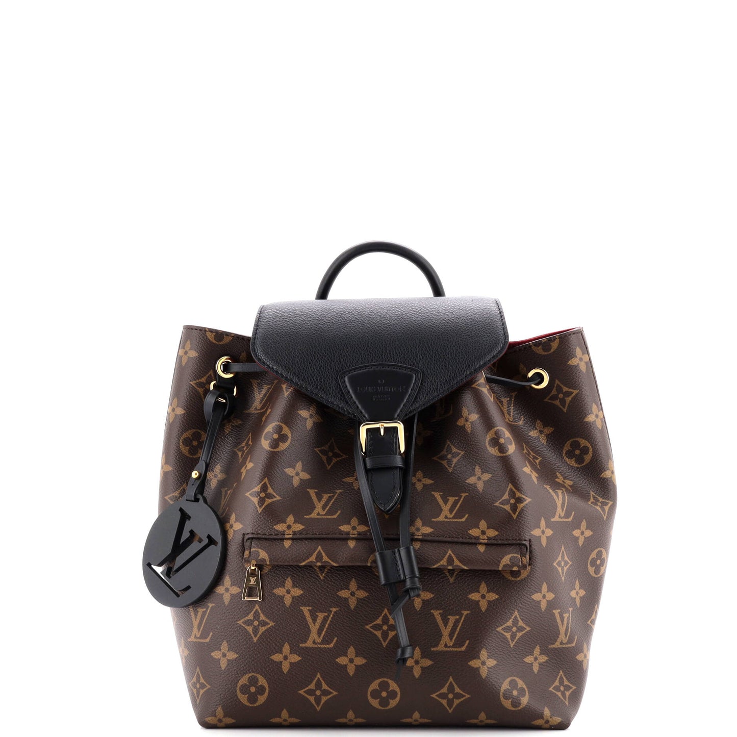 Montsouris NM Backpack Monogram Canvas with Leather PM