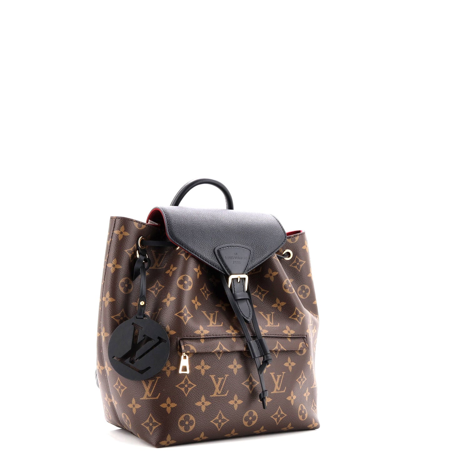 Montsouris NM Backpack Monogram Canvas with Leather PM