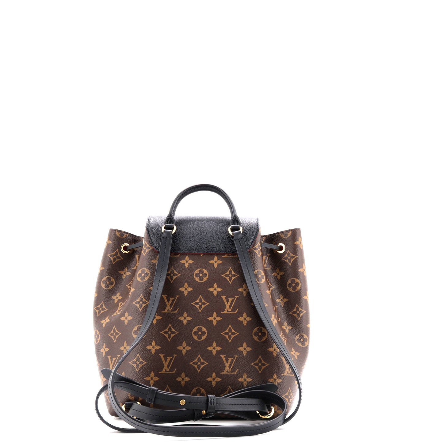 Montsouris NM Backpack Monogram Canvas with Leather PM
