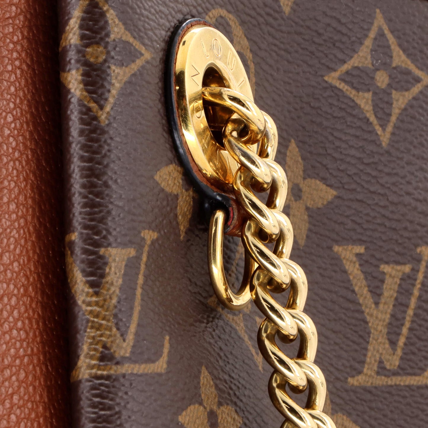 Surene Handbag Monogram Canvas with Leather MM