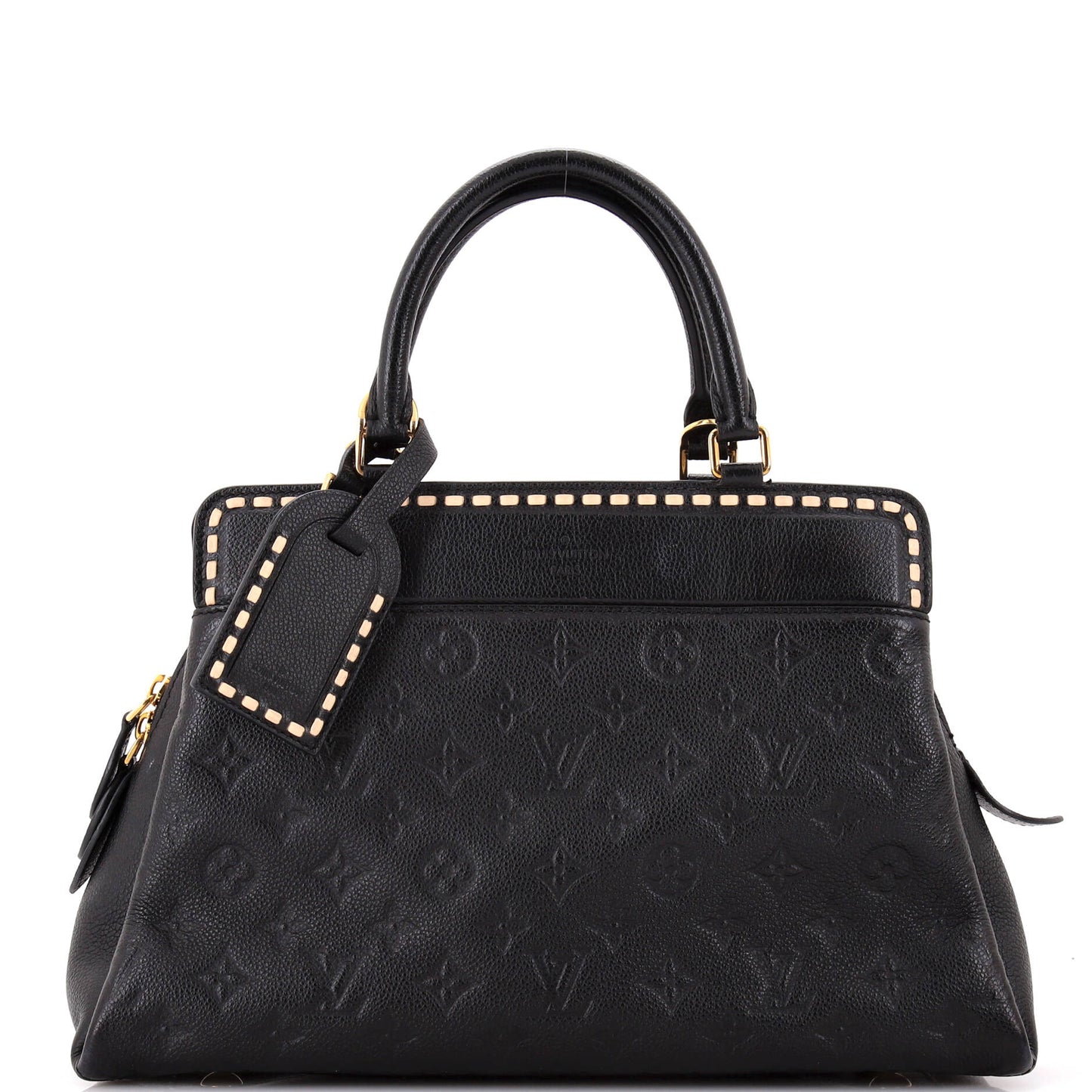 Vosges Handbag Whipstitch Monogram Empreinte Leather MM