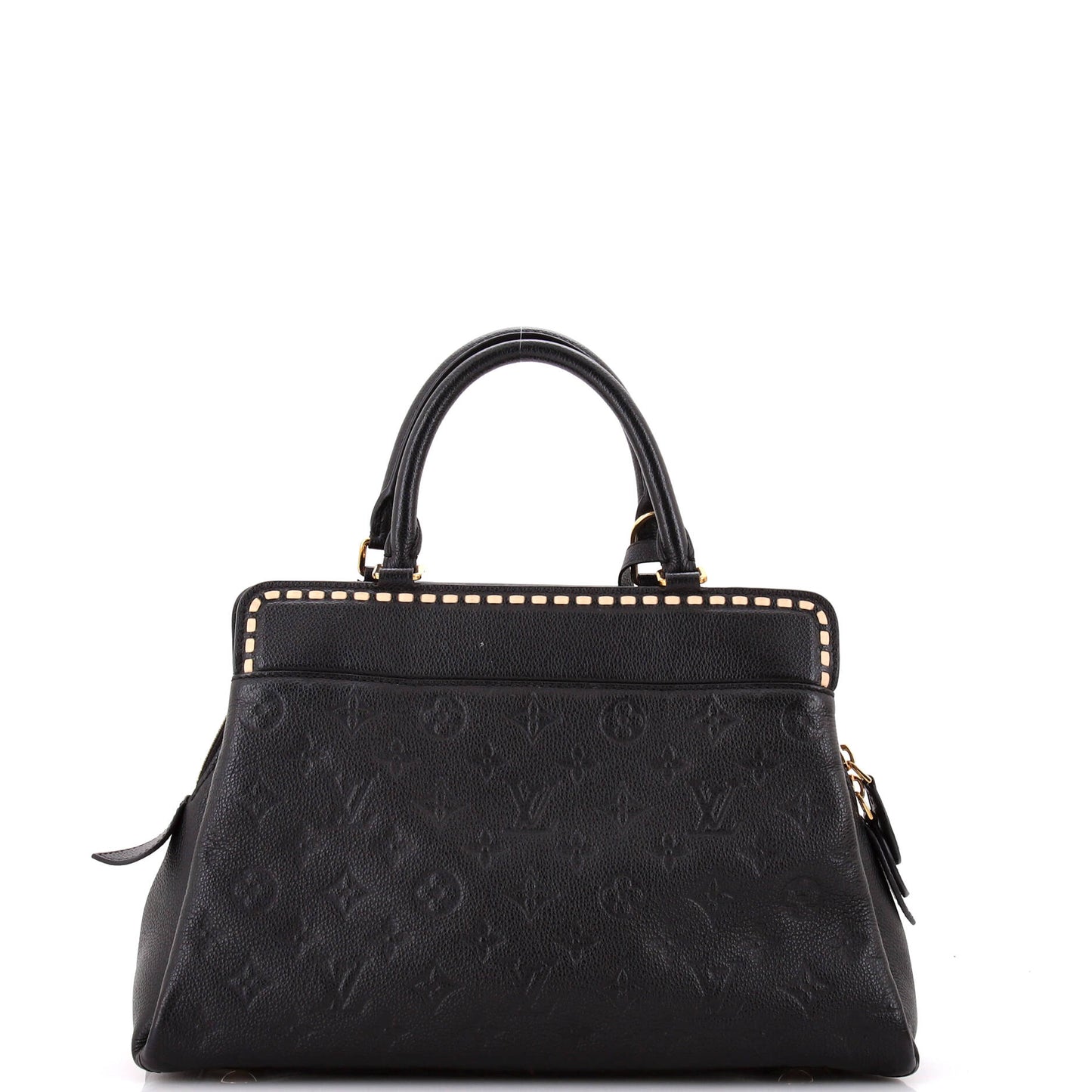 Vosges Handbag Whipstitch Monogram Empreinte Leather MM