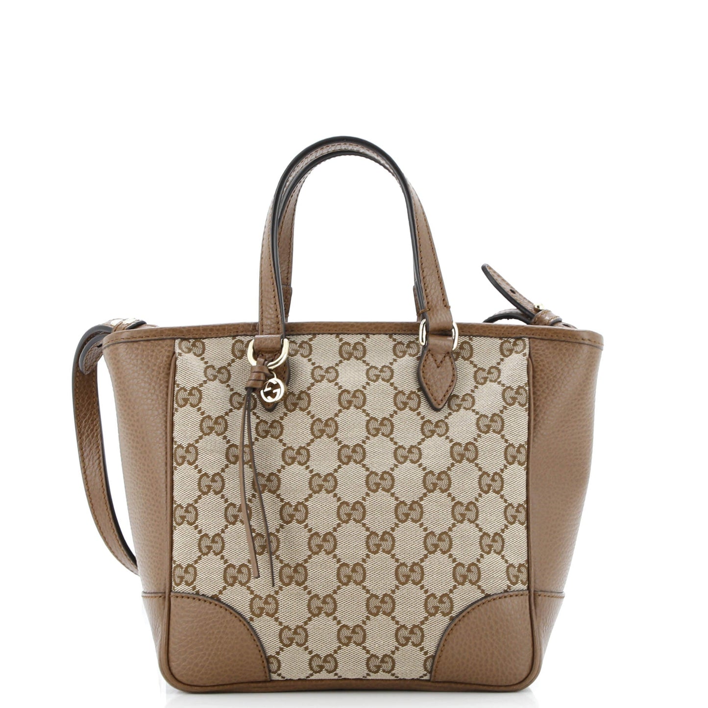 Bree Convertible Tote GG Canvas with Leather Small