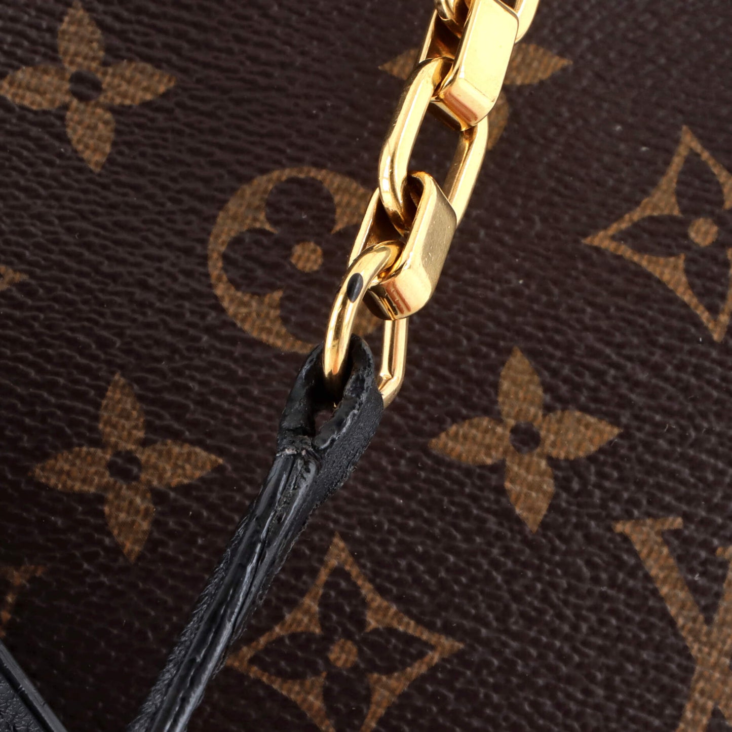 Pallas Shopper Monogram Canvas and Calfskin