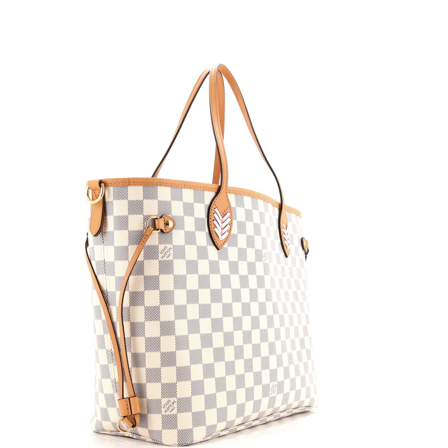 Neverfull NM Tote Damier with Braided Detail MM