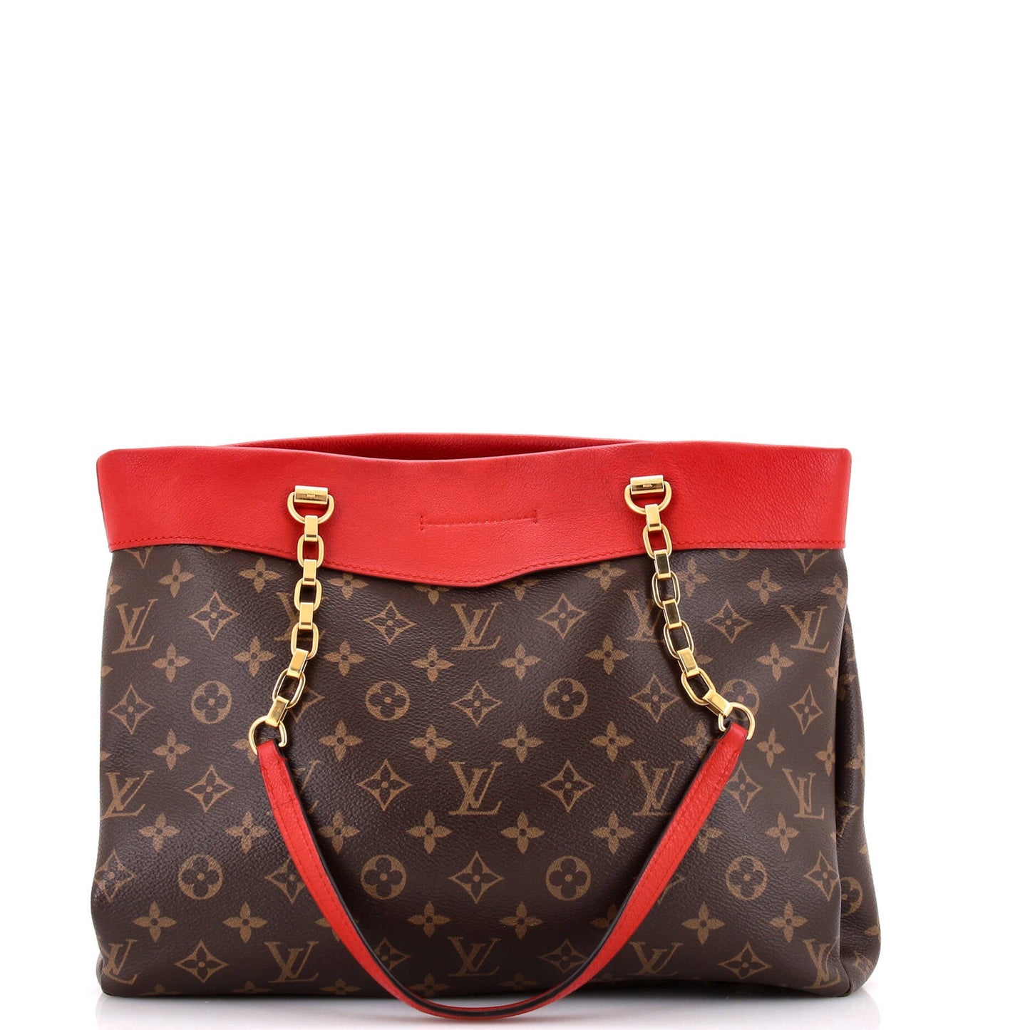 Pallas Shopper Monogram Canvas and Calfskin