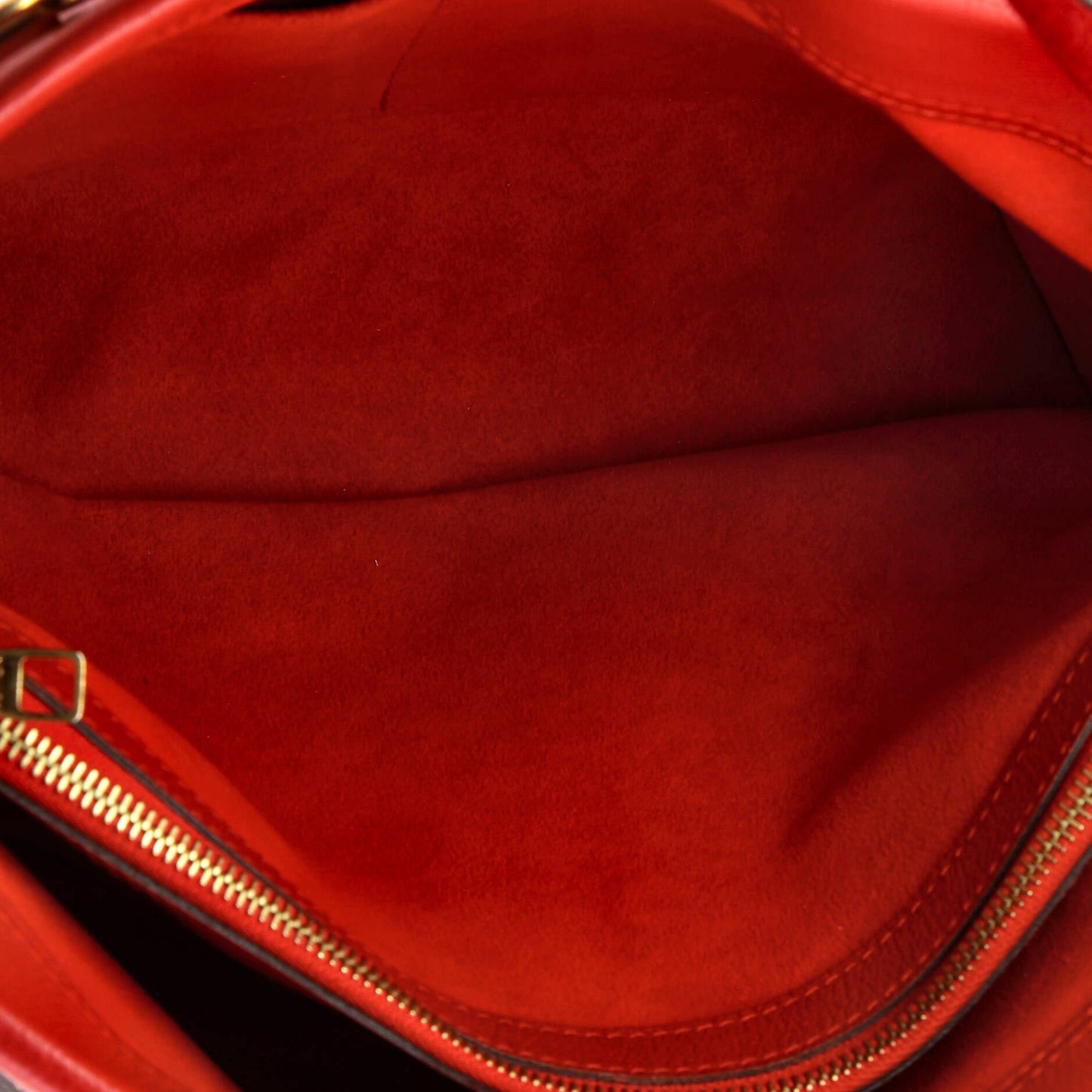 Pallas Shopper Monogram Canvas and Calfskin
