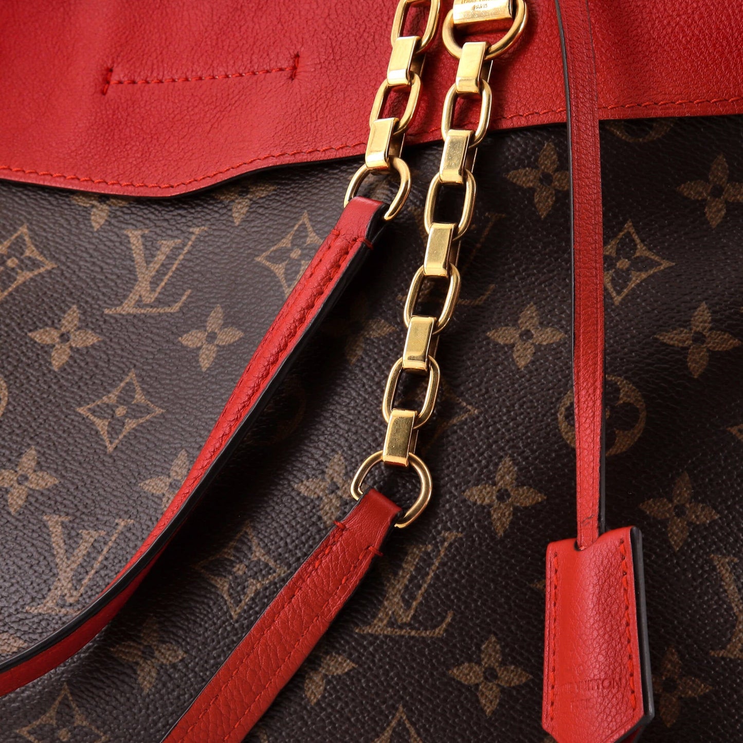 Pallas Shopper Monogram Canvas and Calfskin