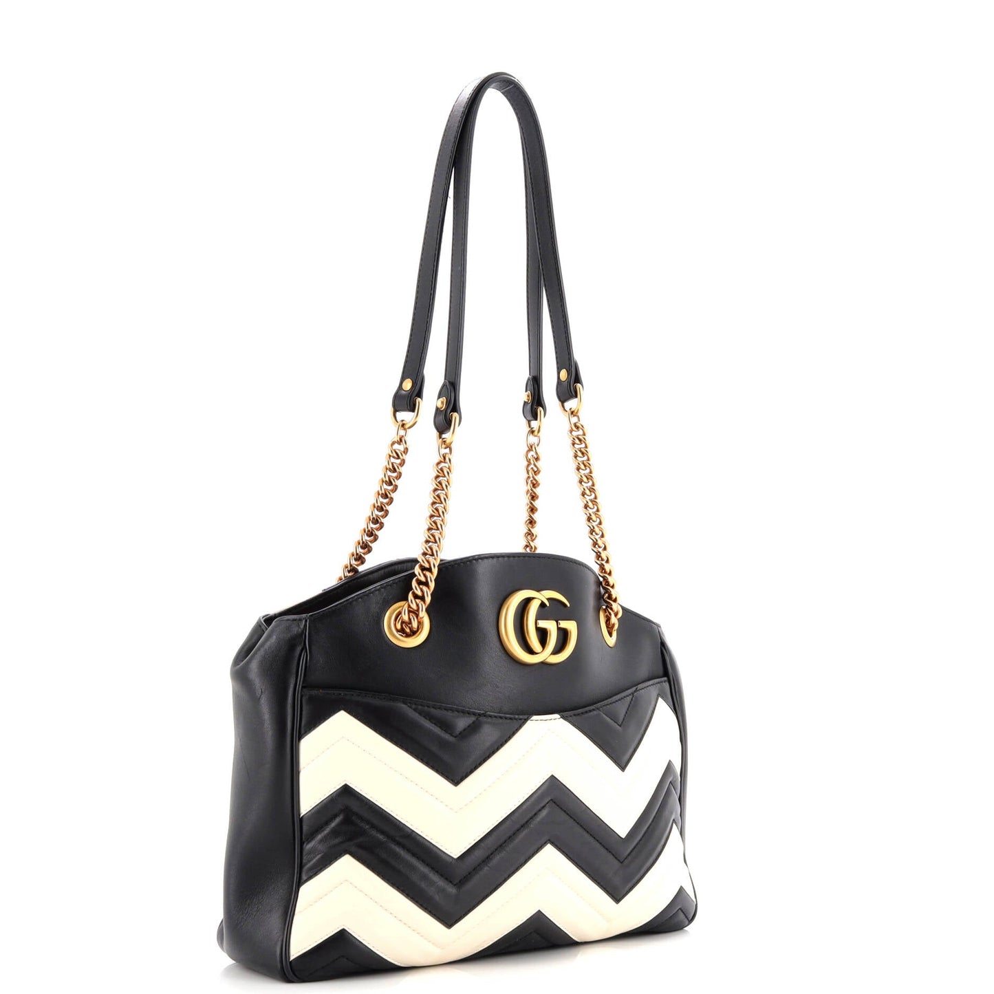 GG Marmont Chain Tote Matelasse Leather Medium
