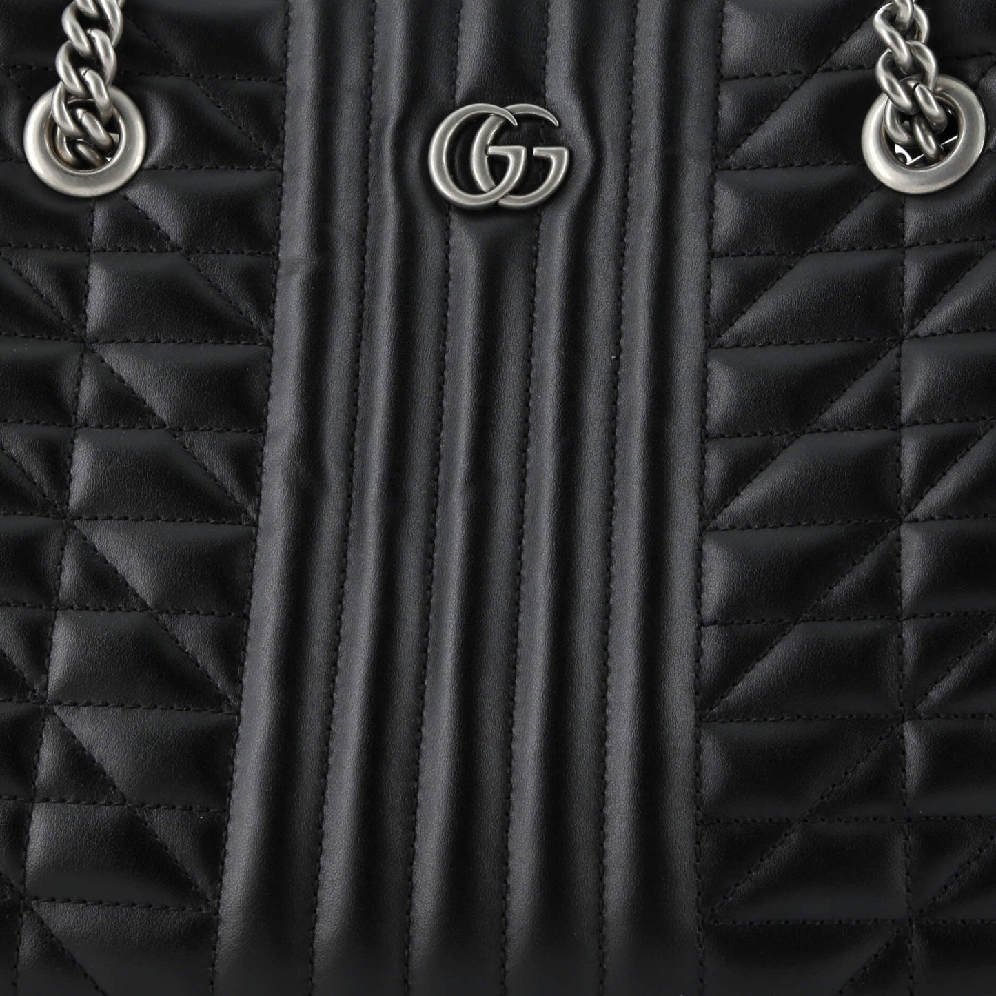 GG Marmont Aria Chain Shopping Tote Mixed Matelasse Leather Medium