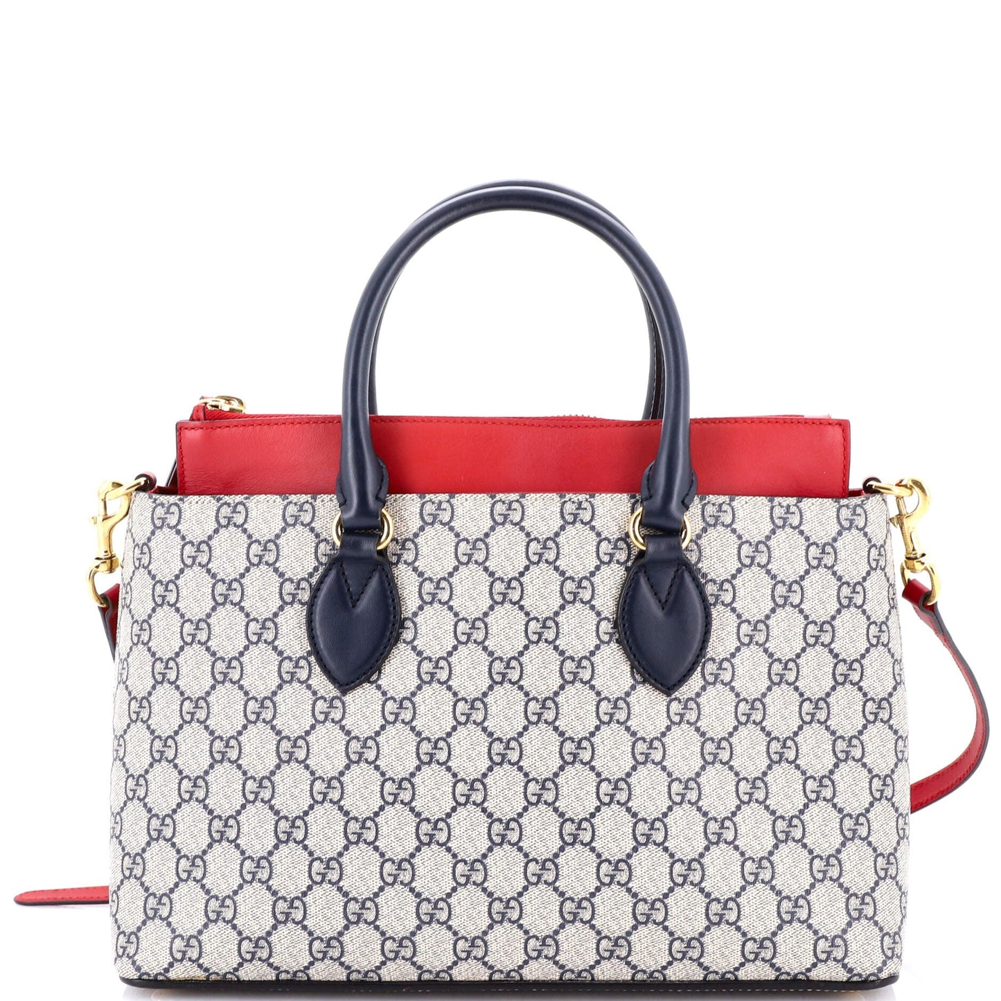 Linea A Convertible Tote GG Coated Canvas and Leather Small