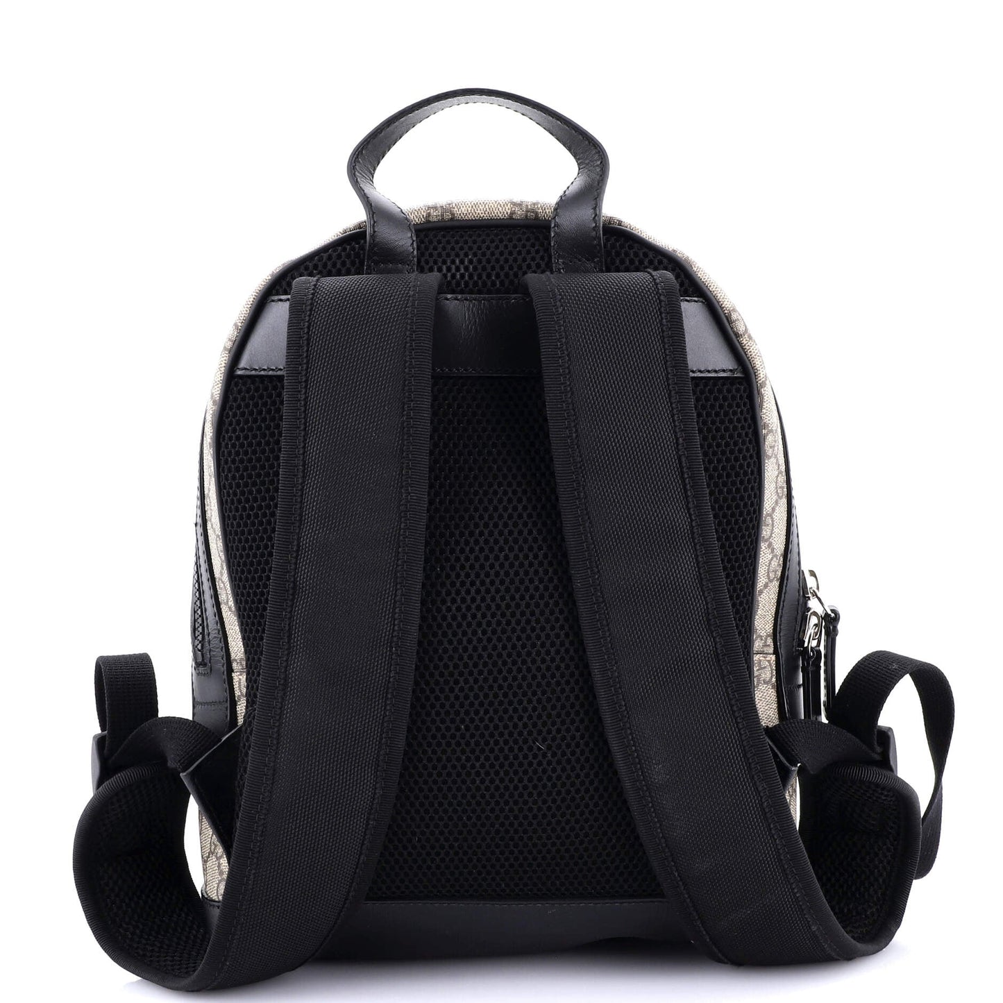 Zip Pocket Backpack GG Coated Canvas Small