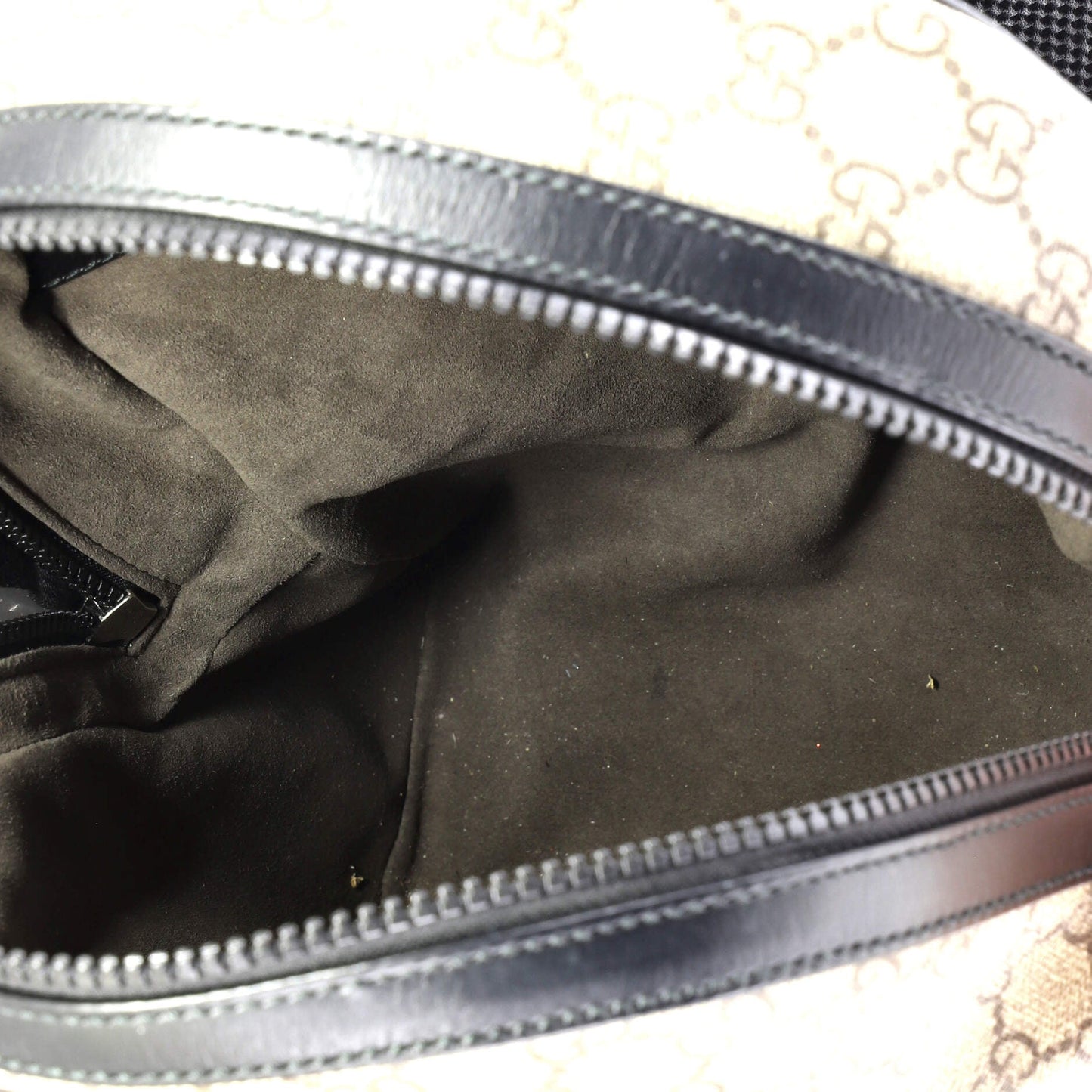 Zip Pocket Backpack GG Coated Canvas Small