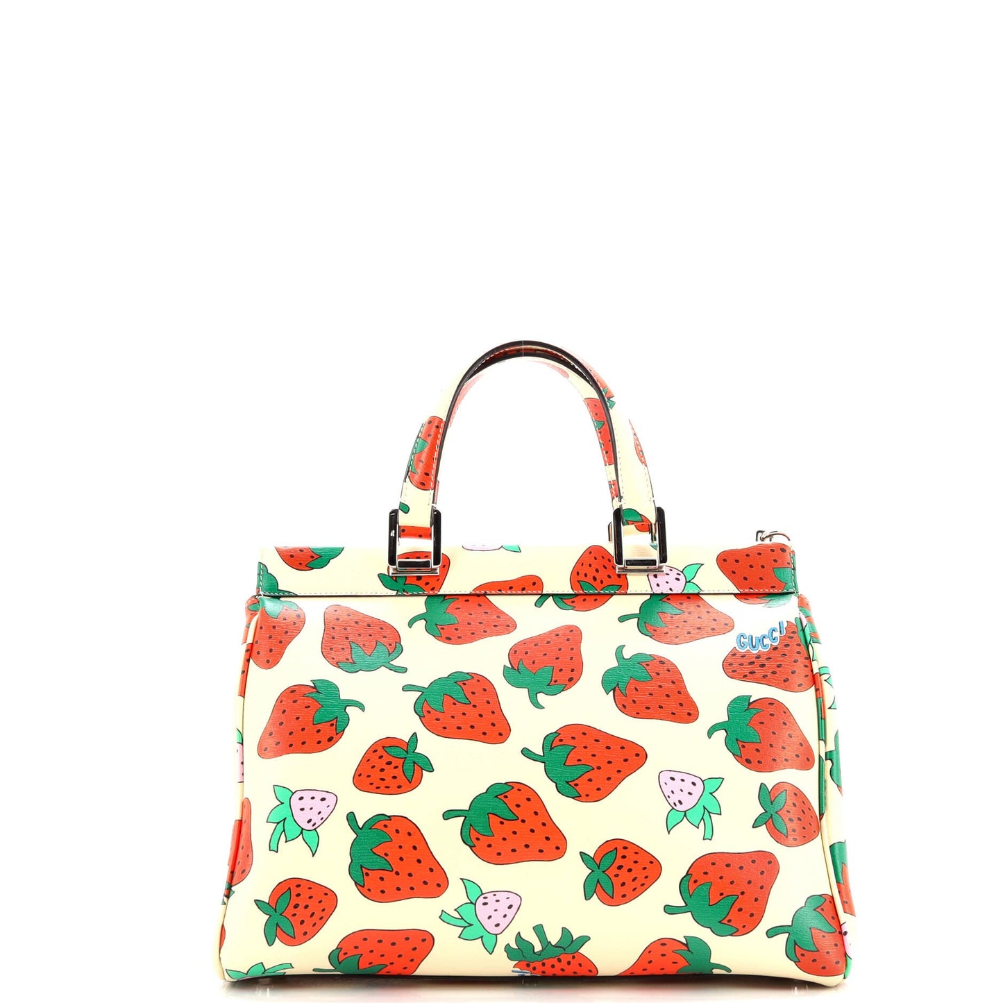 Zumi Top Handle Bag Printed Leather Medium