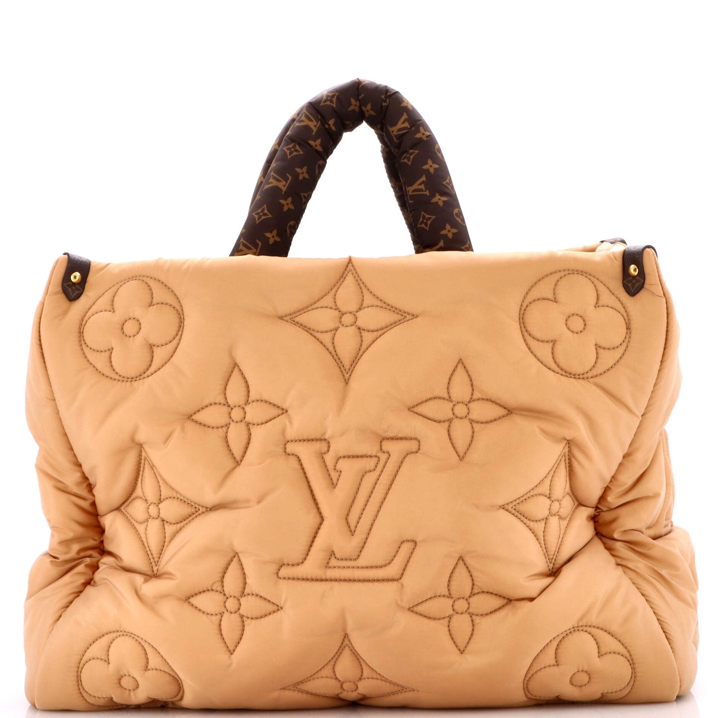 Pillow OnTheGo Tote Monogram Quilted Econyl Nylon GM