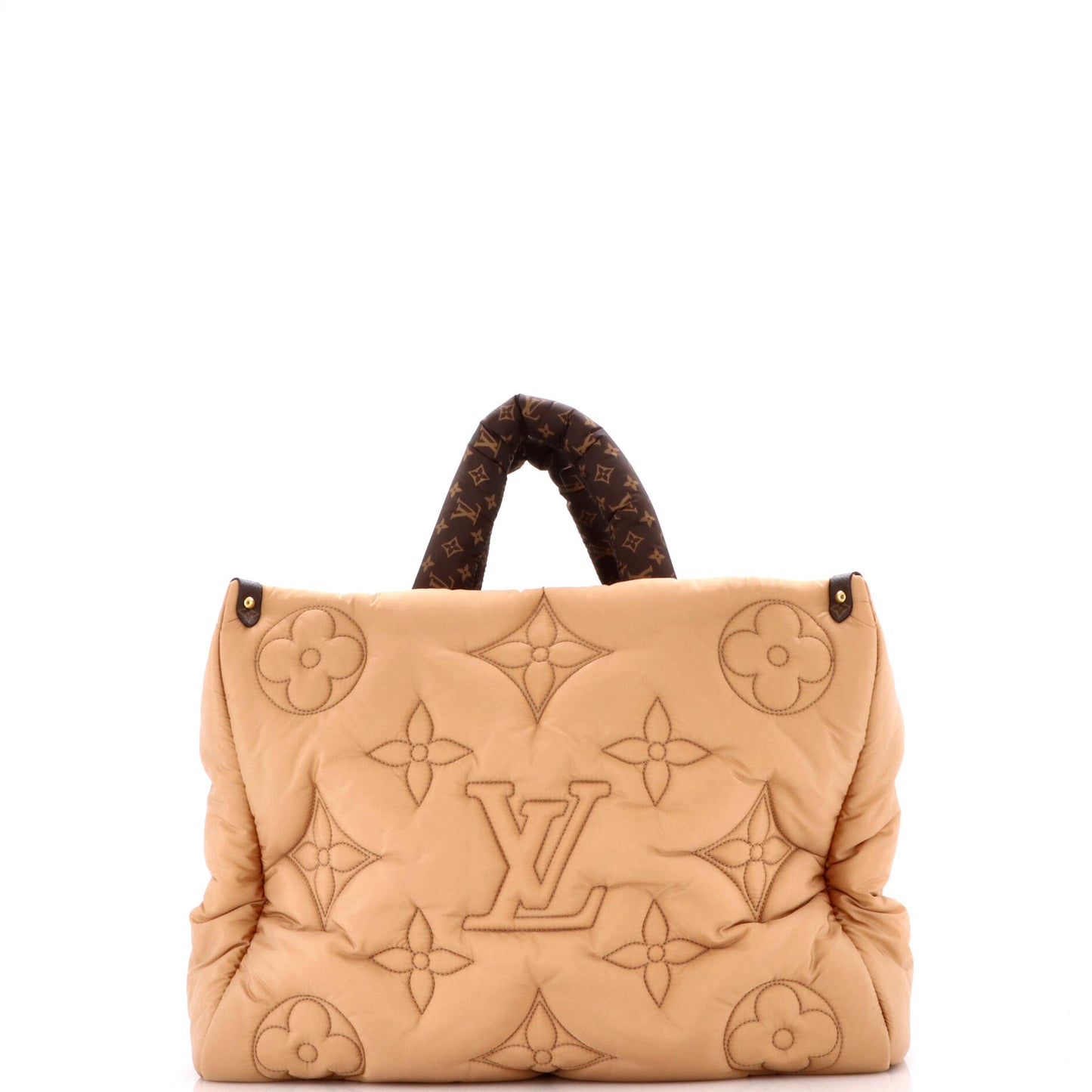 Pillow OnTheGo Tote Monogram Quilted Econyl Nylon GM