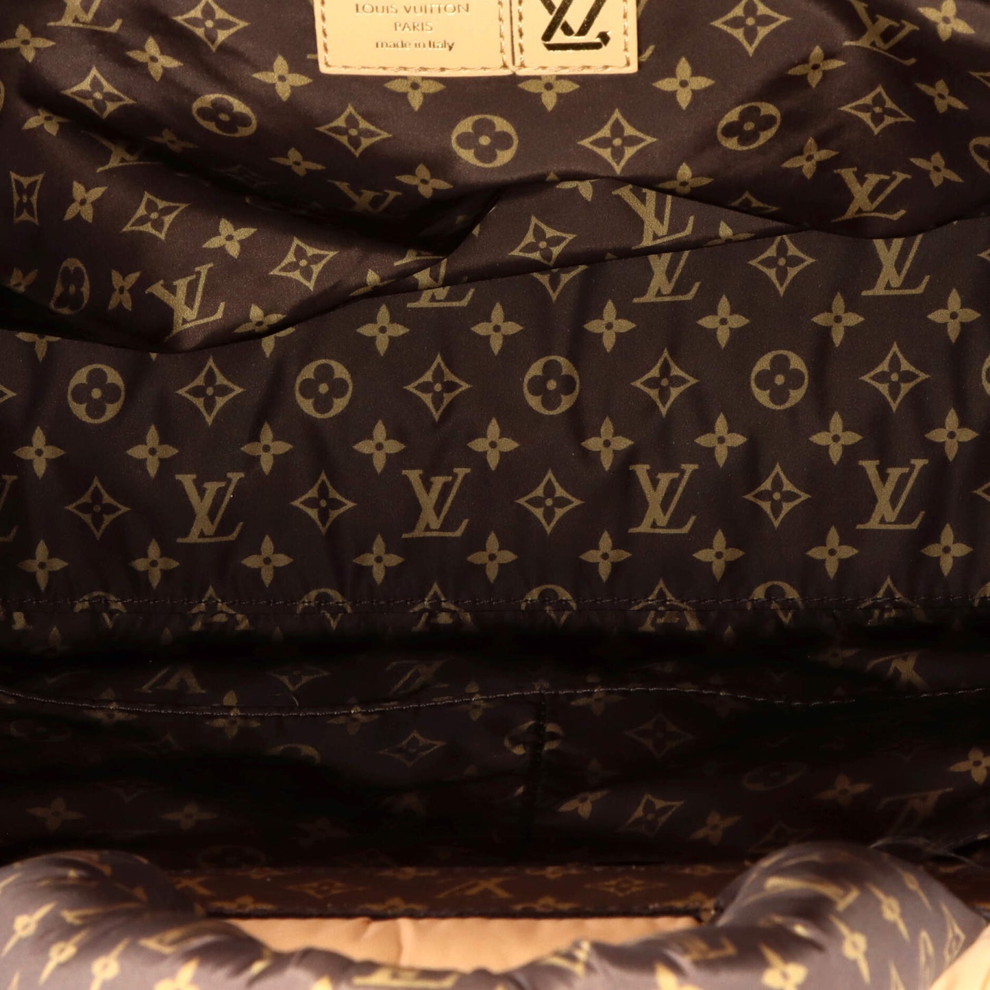 Pillow OnTheGo Tote Monogram Quilted Econyl Nylon GM