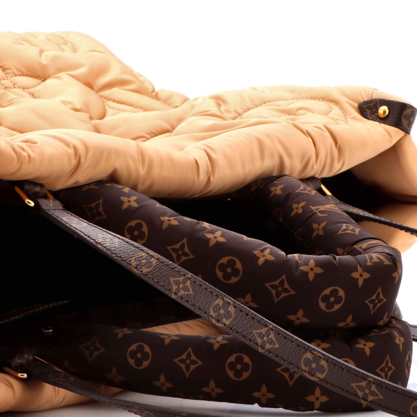 Pillow OnTheGo Tote Monogram Quilted Econyl Nylon GM