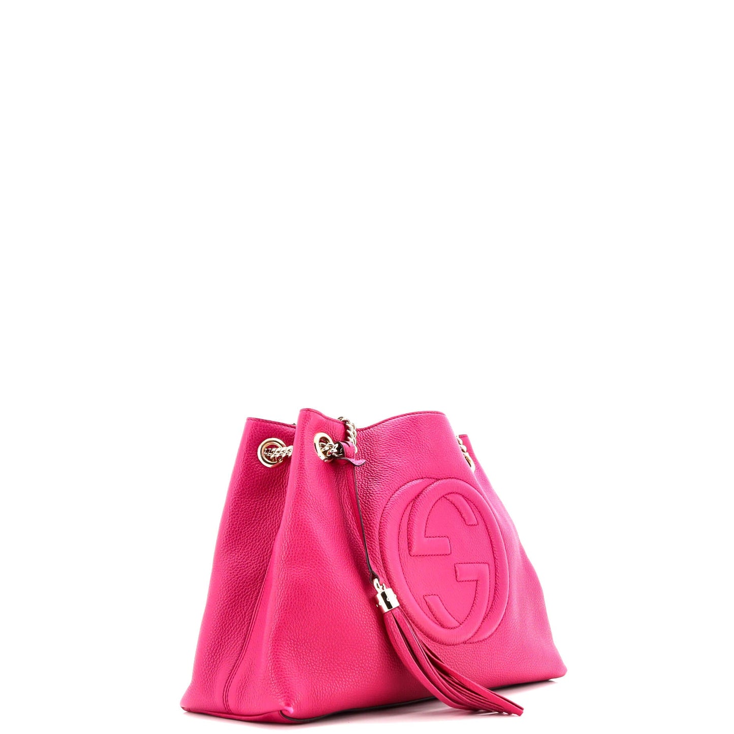 Soho Chain Strap Shoulder Bag Leather Medium