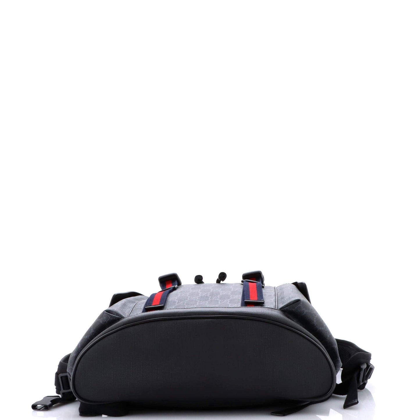 Double Pocket Buckle Backpack GG Coated Canvas Large