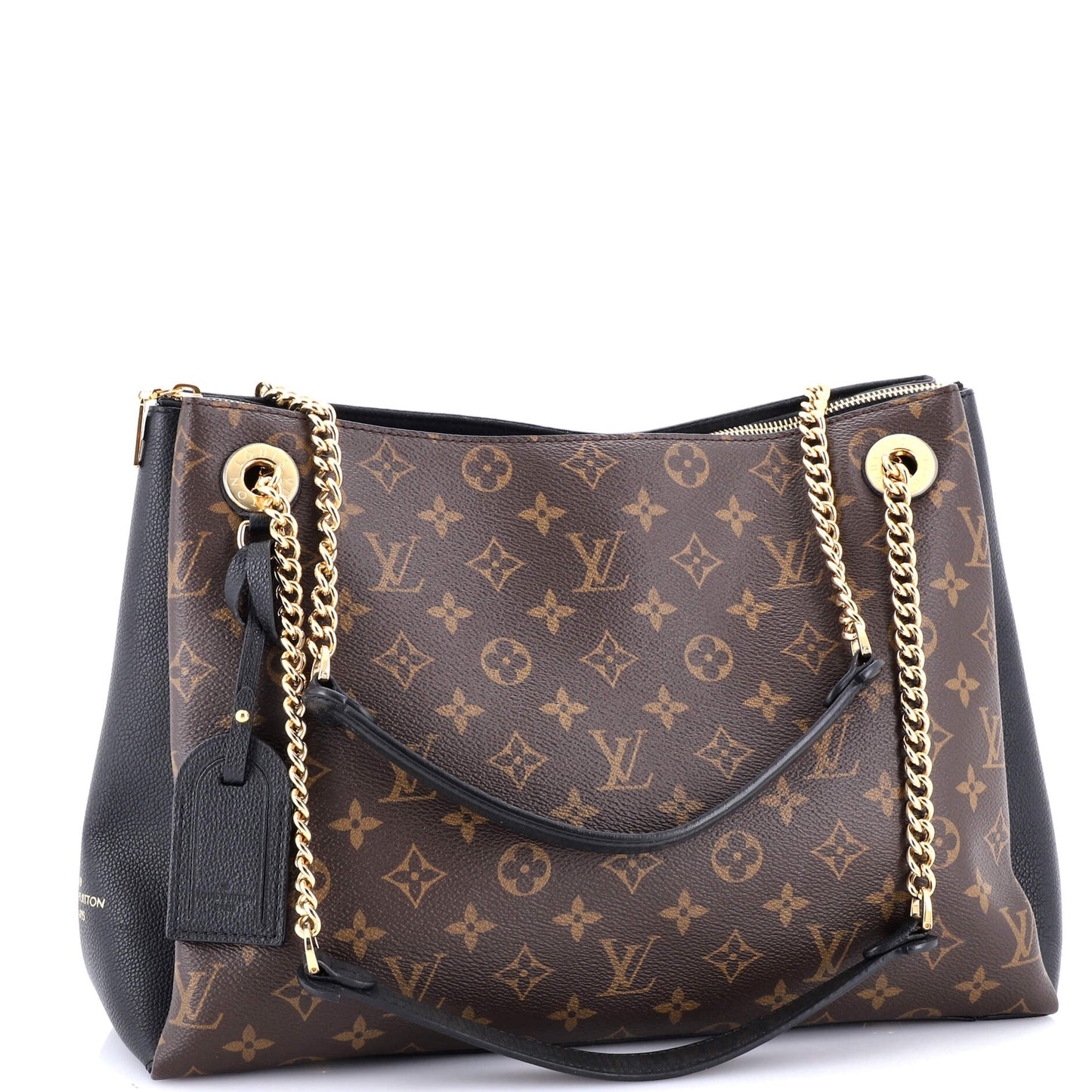 Surene Handbag Monogram Canvas with Leather MM