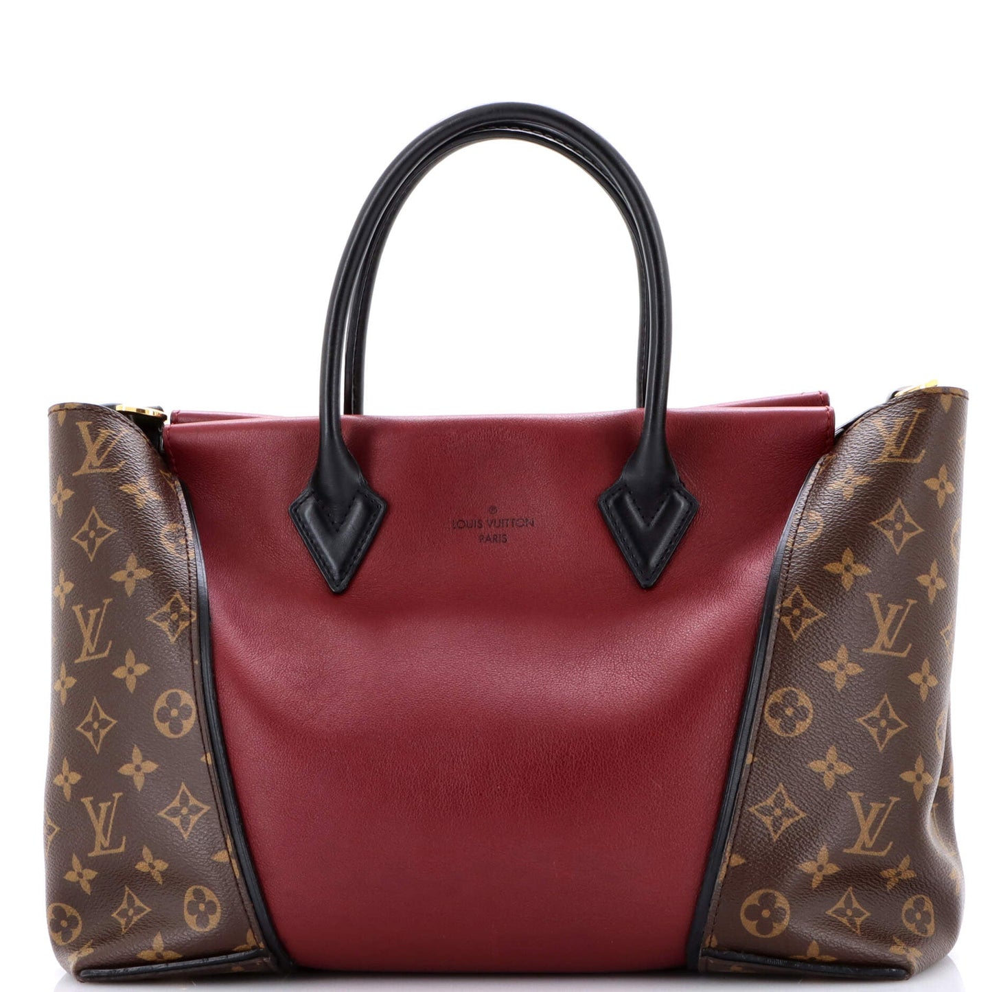 W Tote Monogram Canvas and Leather PM