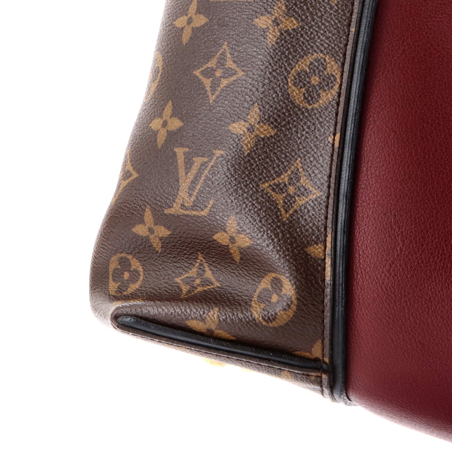 W Tote Monogram Canvas and Leather PM