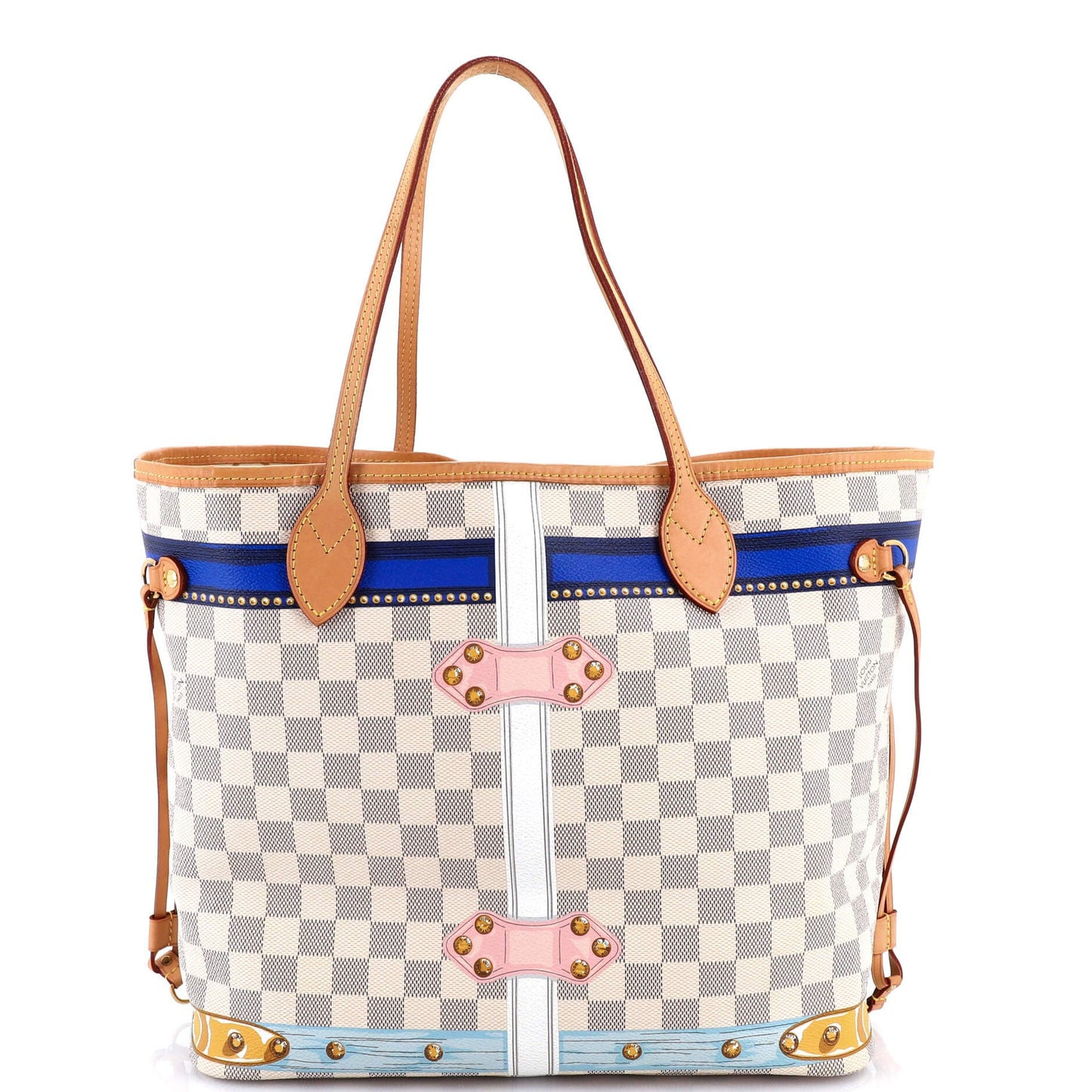 Neverfull NM Tote Limited Edition Damier Summer Trunks MM