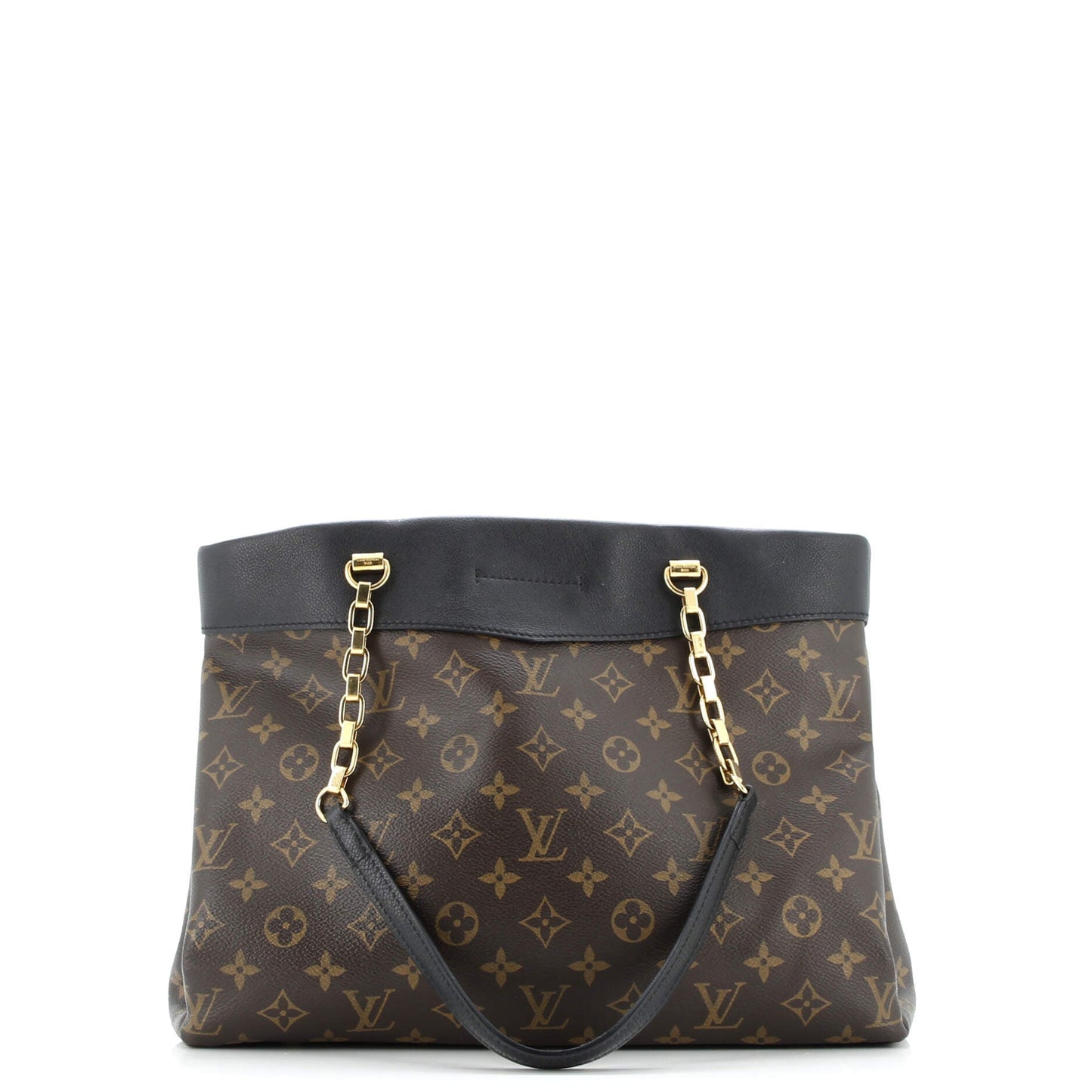 Pallas Shopper Monogram Canvas and Calfskin
