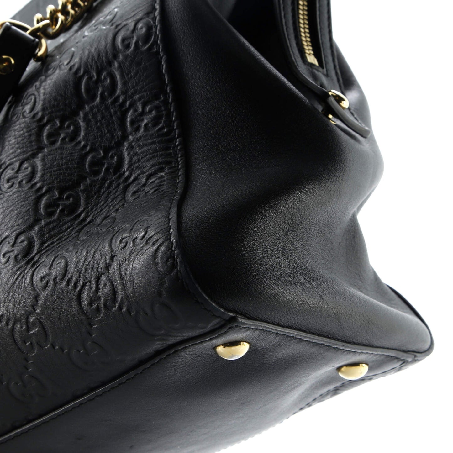 Soft Signature Shoulder Bag Guccissima Leather Large