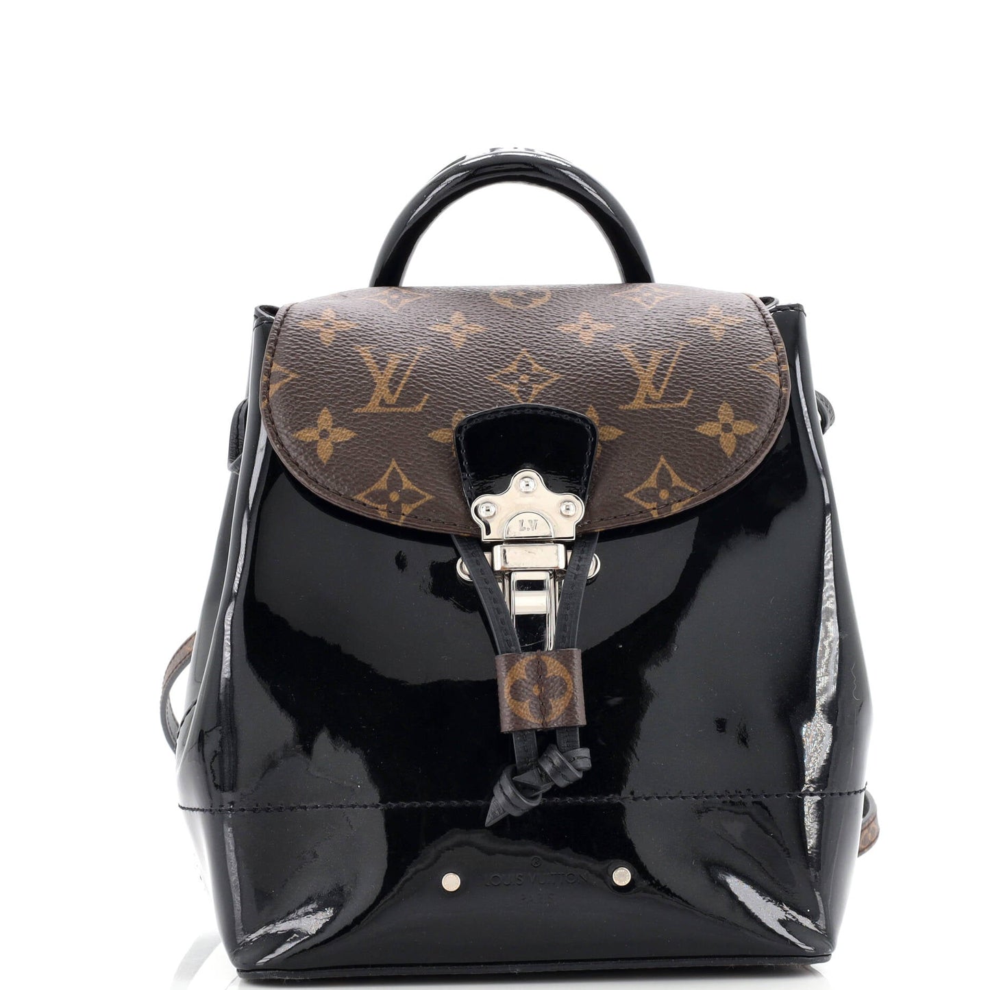 Hot Springs Backpack Vernis with Monogram Canvas