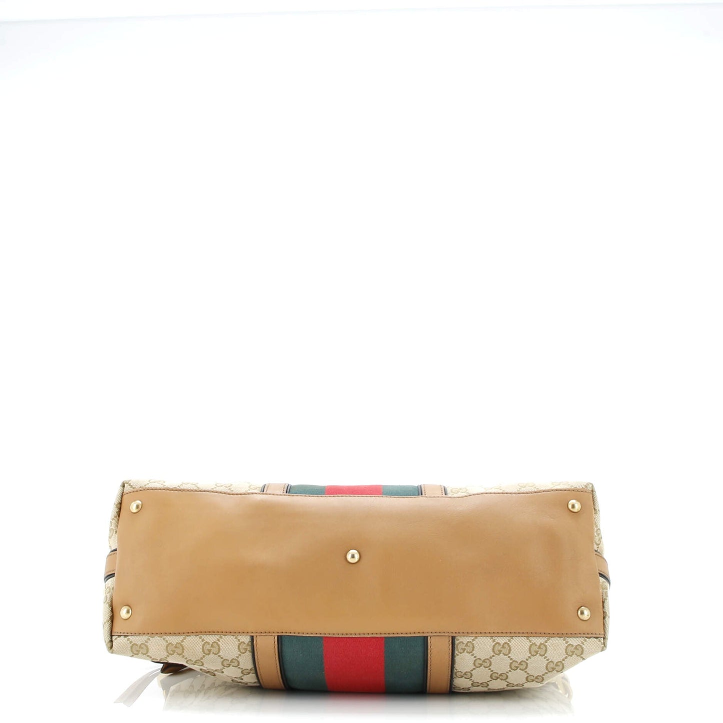 Rania Convertible Top Handle Bag Web GG Canvas Medium