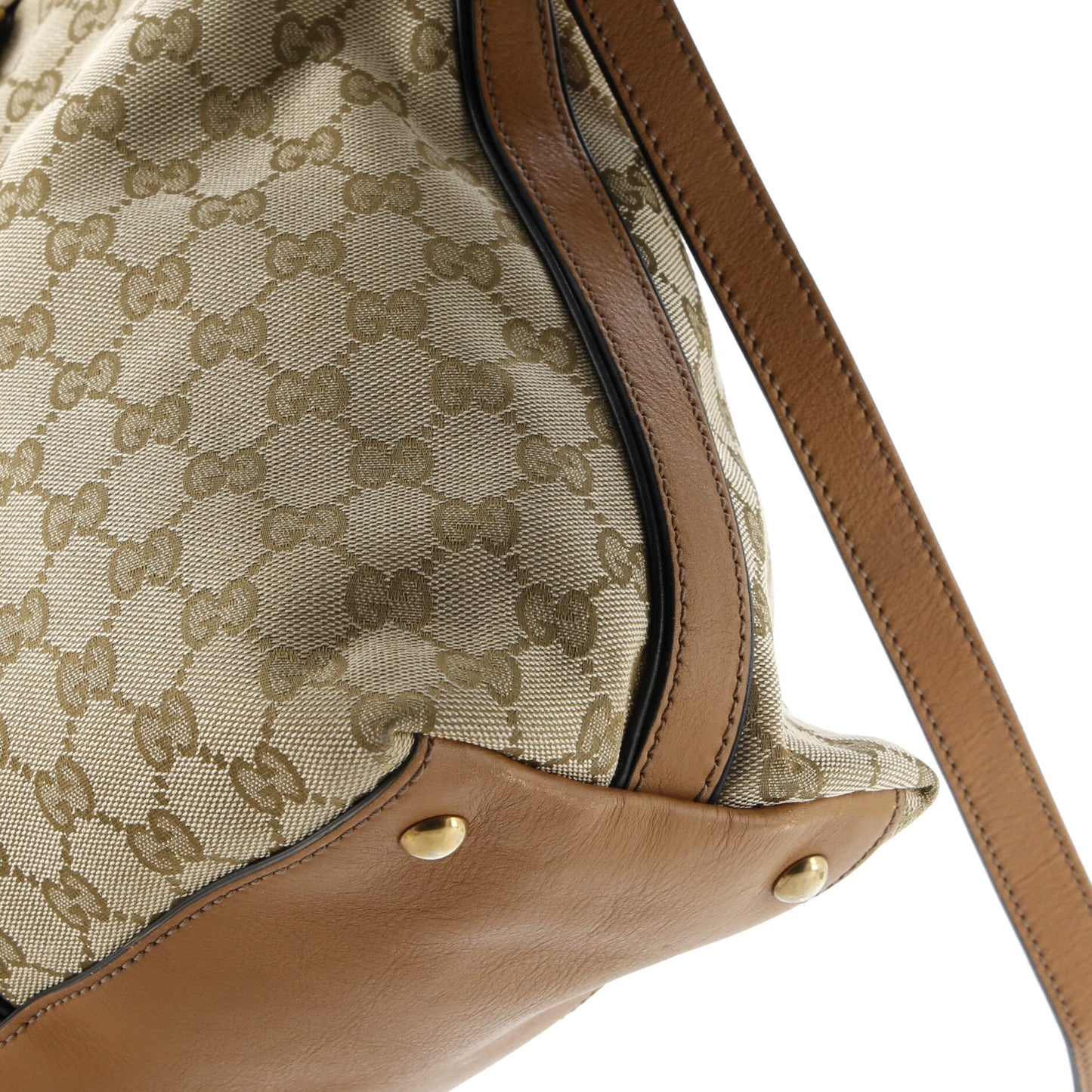 Rania Convertible Top Handle Bag Web GG Canvas Medium