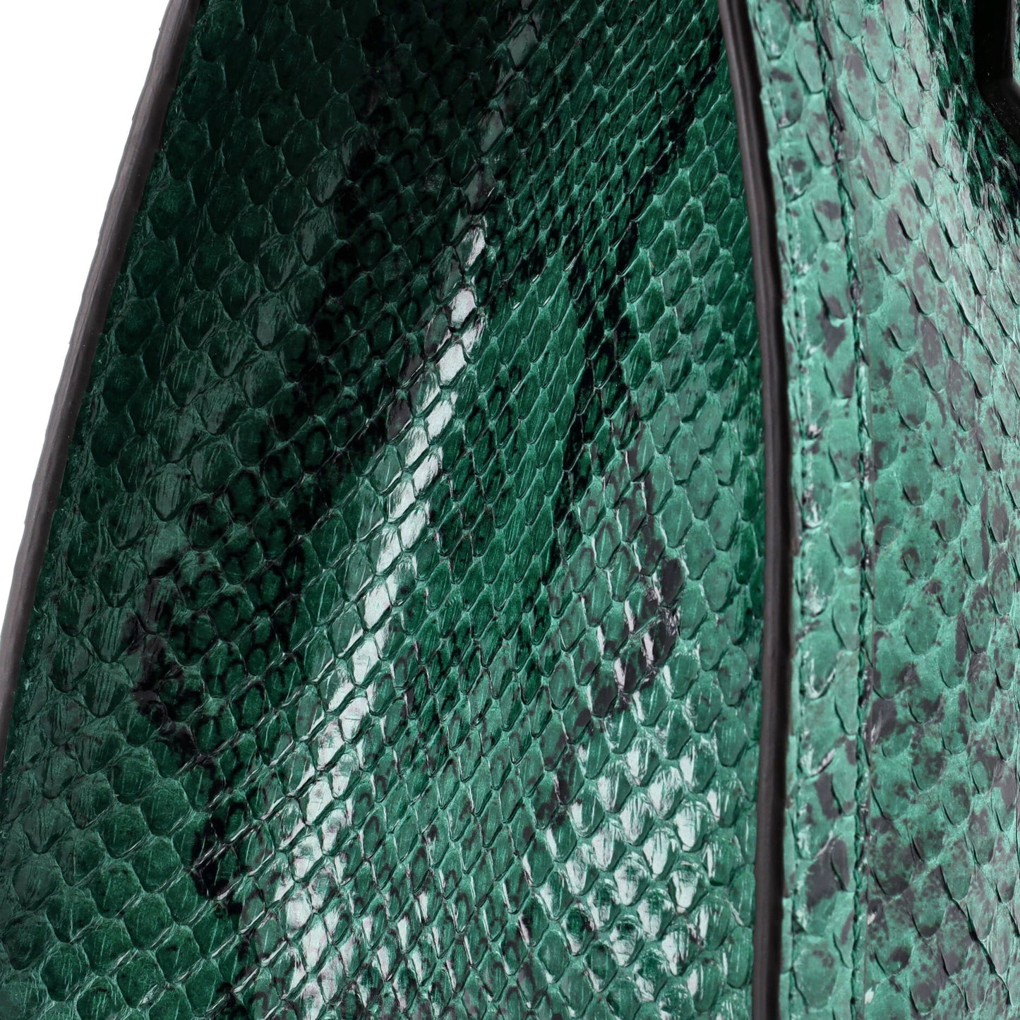 Diana NM Bamboo Handle Tote Python Small