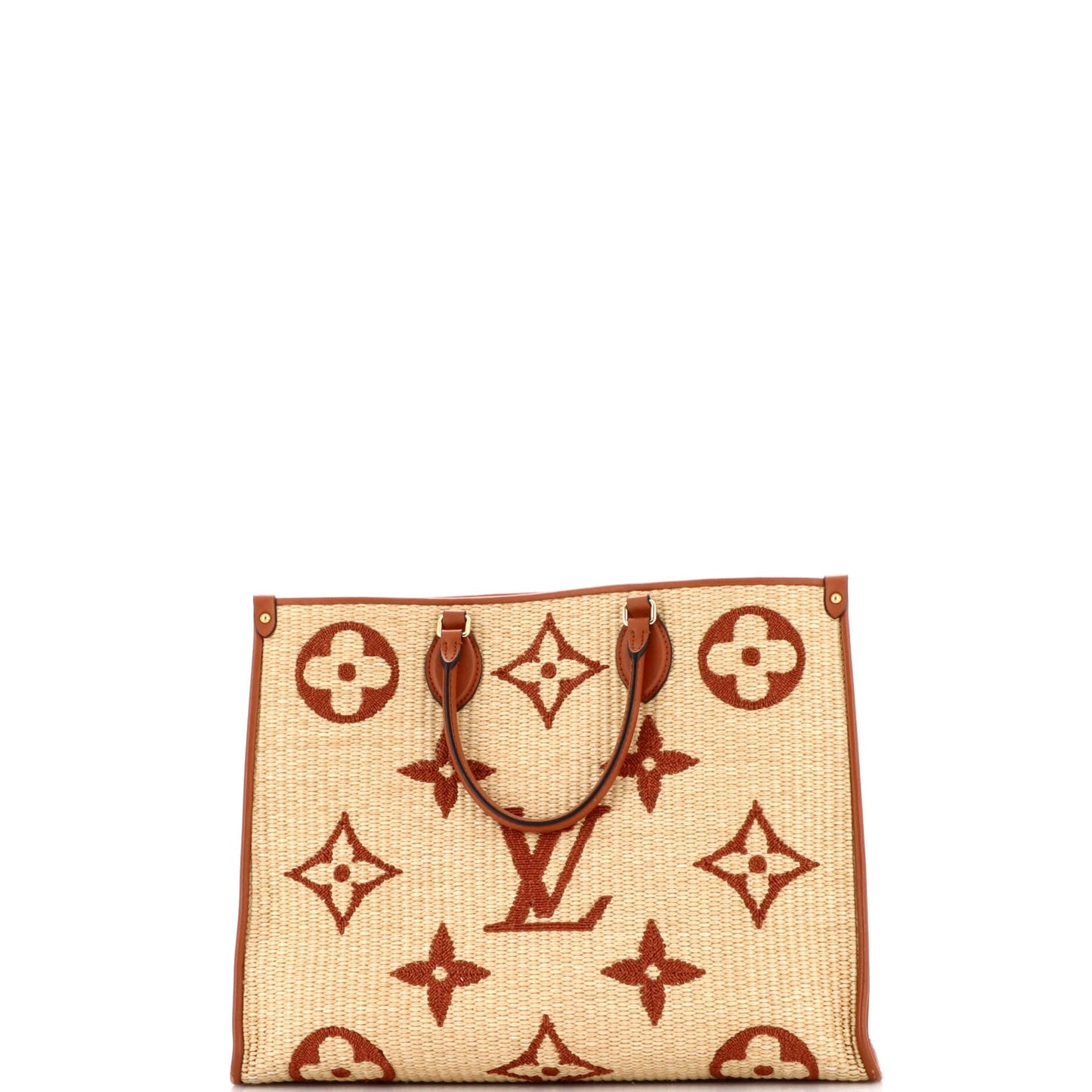 OnTheGo Tote Monogram Giant Raffia GM