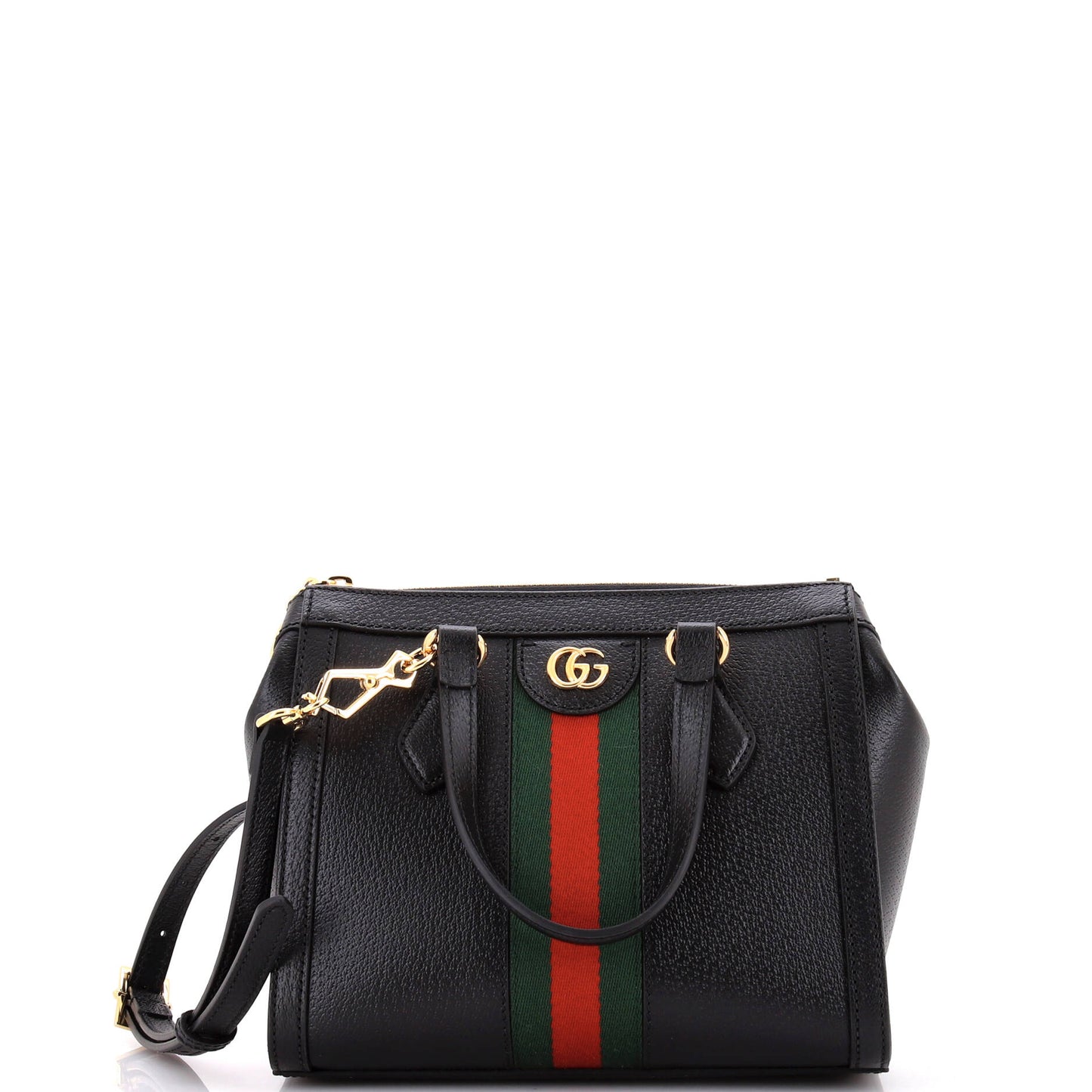 Ophidia Top Handle Tote Leather Small