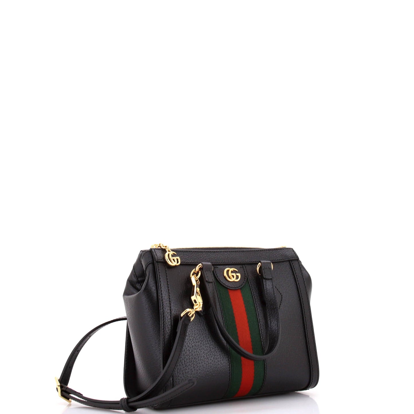 Ophidia Top Handle Tote Leather Small