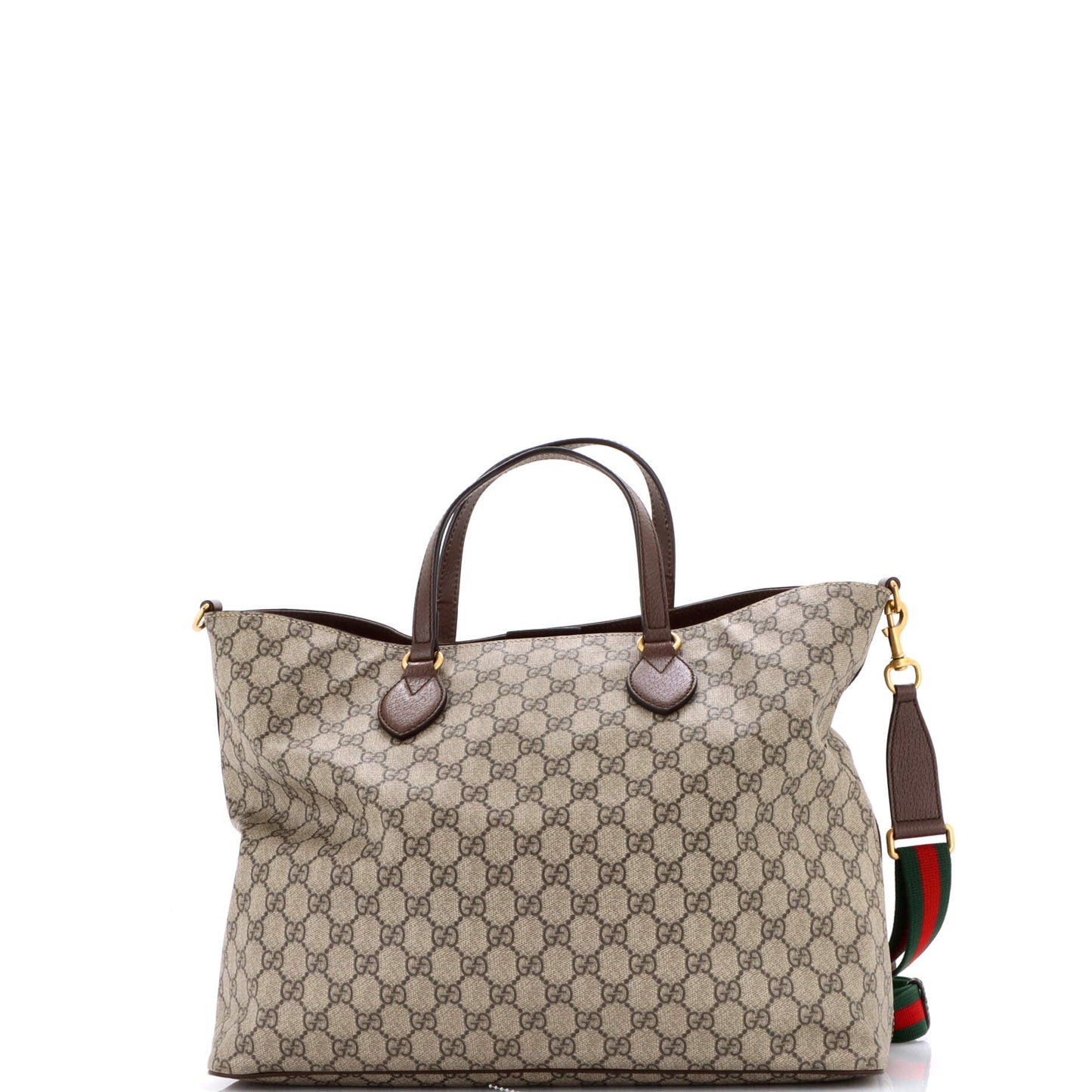 Courrier Convertible Soft Open Tote GG Coated Canvas with Applique Large
