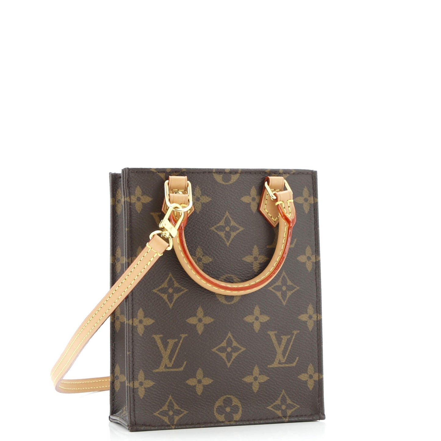 Petit Sac Plat Bag Monogram Canvas